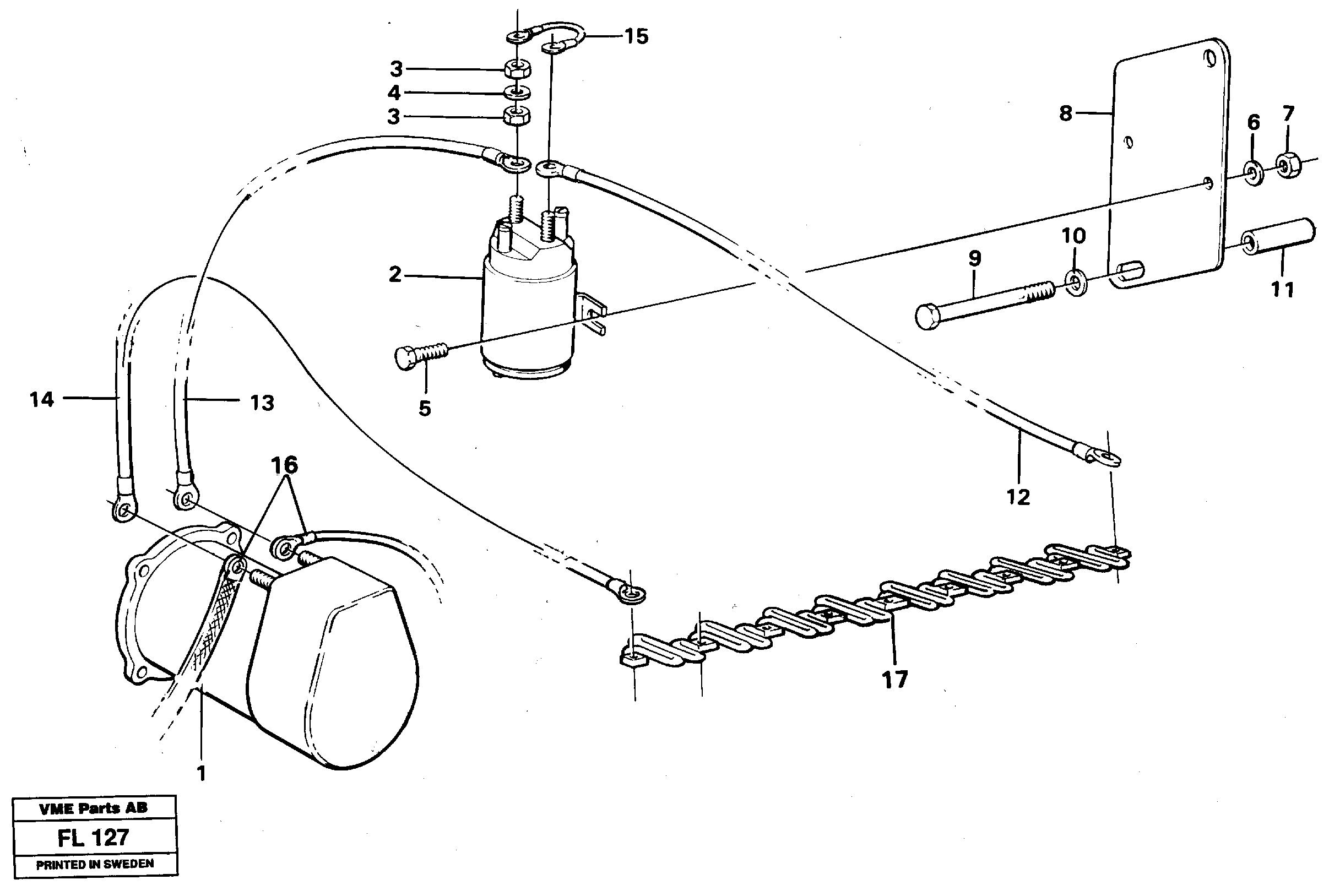 Brush Bearing VOE14342855 VOLVO