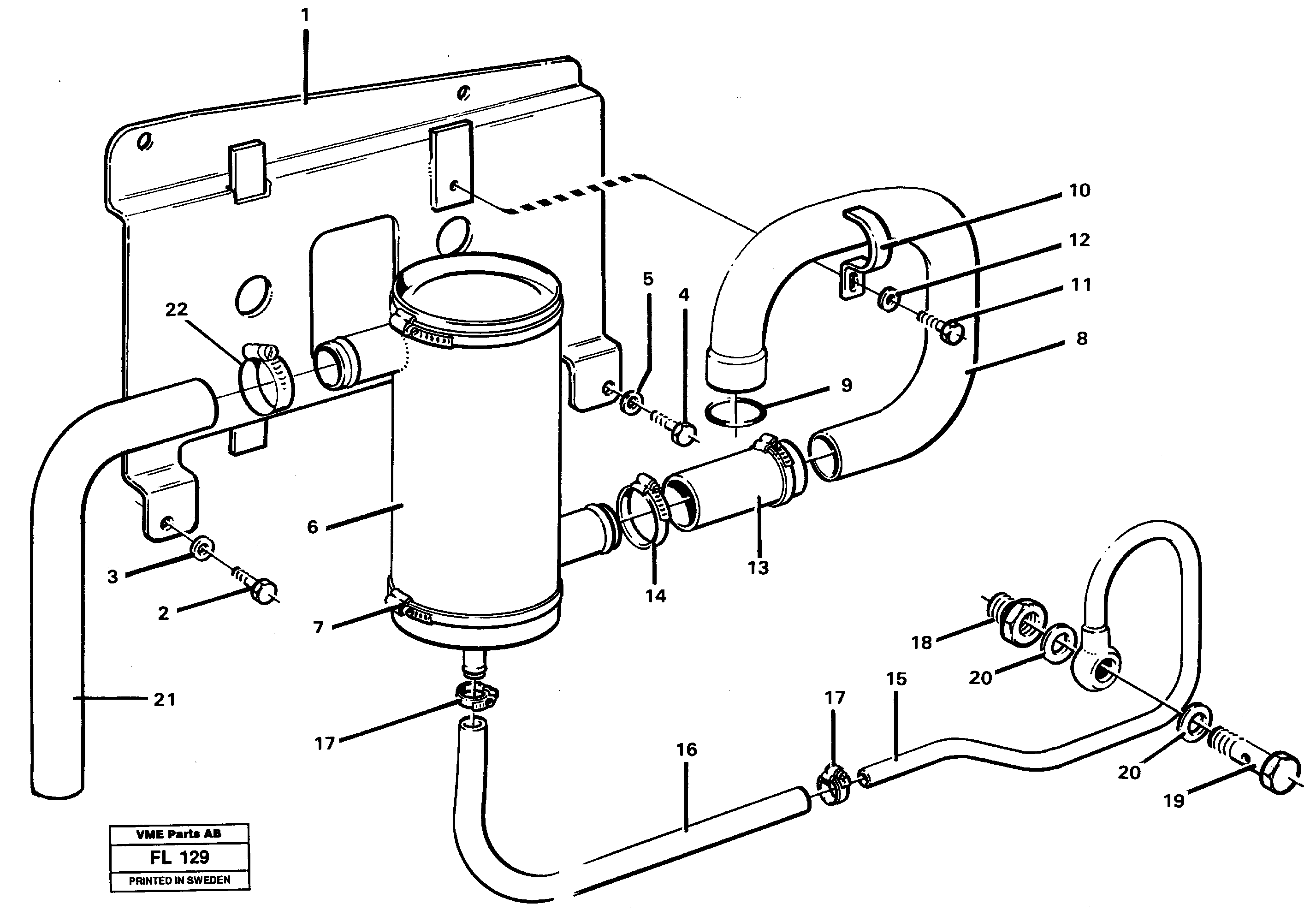 Fuel miser valve VOE11031929 VOLVO