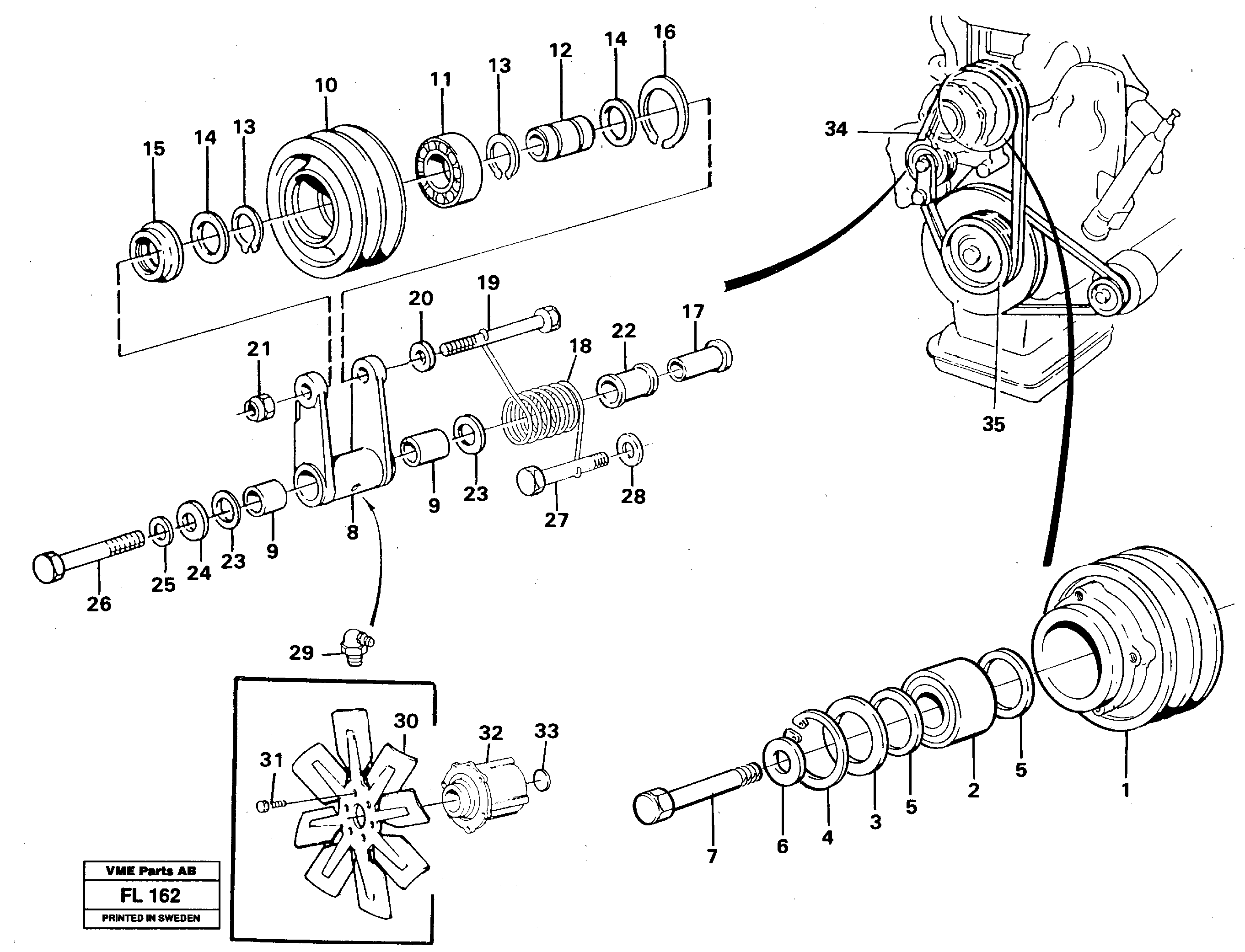 Expansion plug VOE14036212 VOLVO
