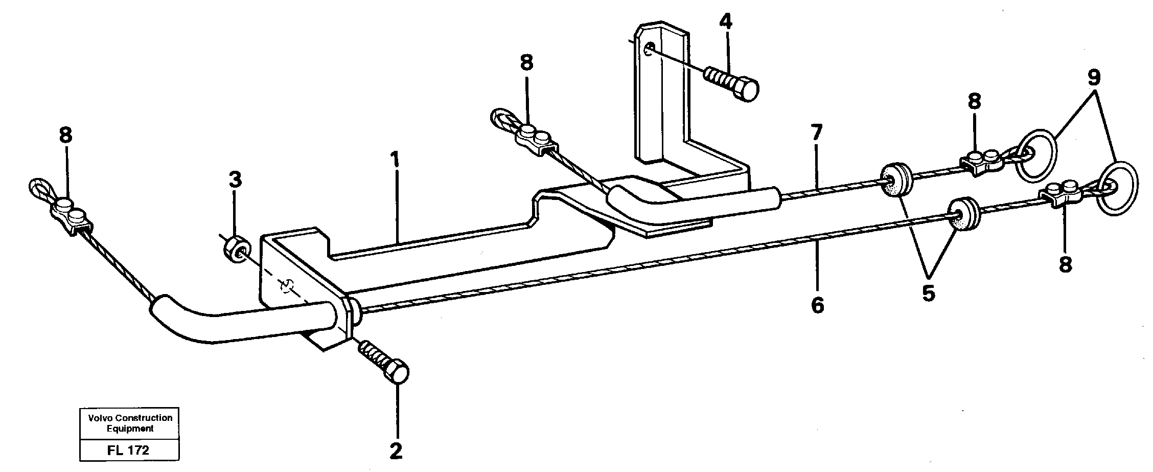 Support Frame VOE14265309 VOLVO