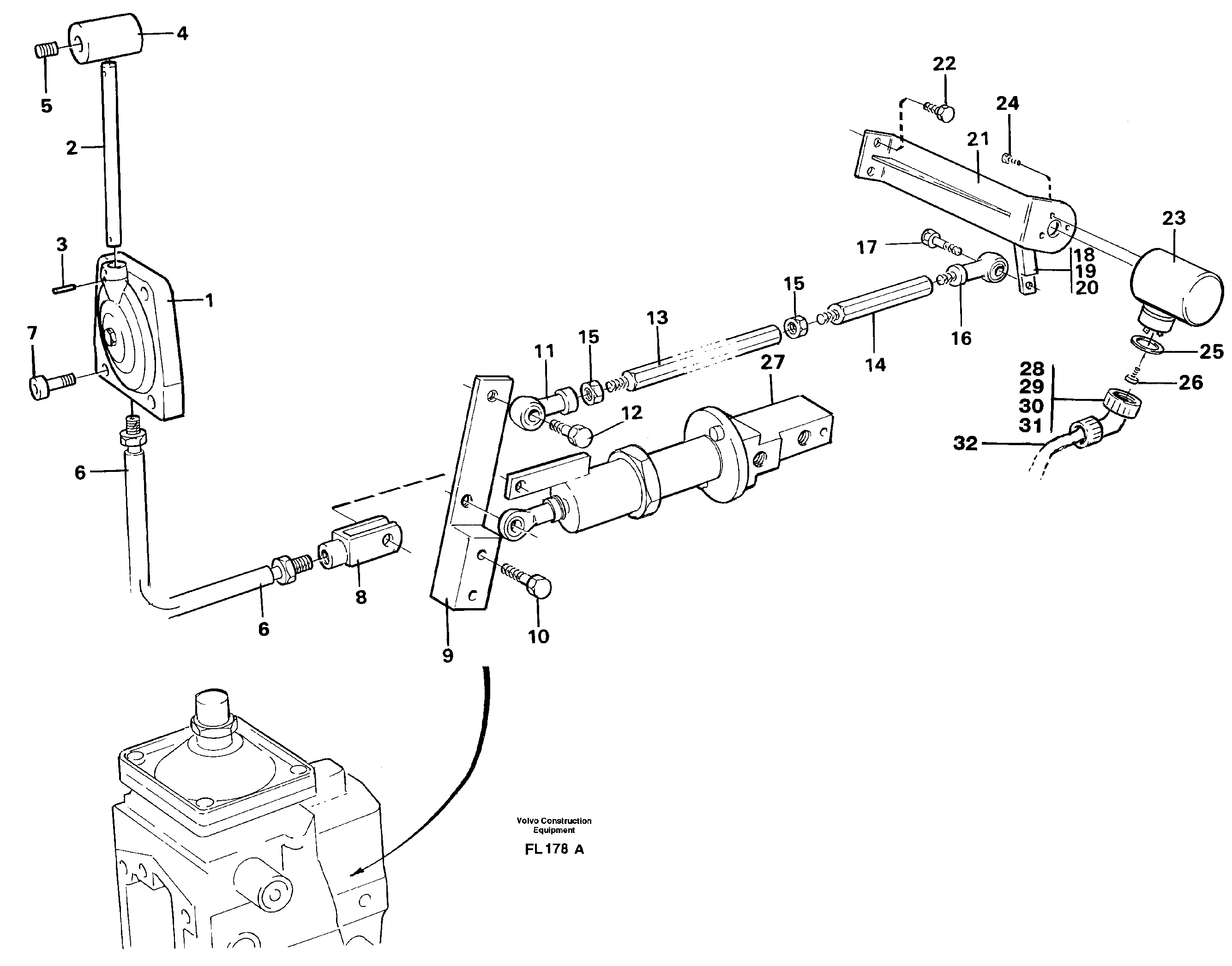 Fork Plate VOE14212871 VOLVO