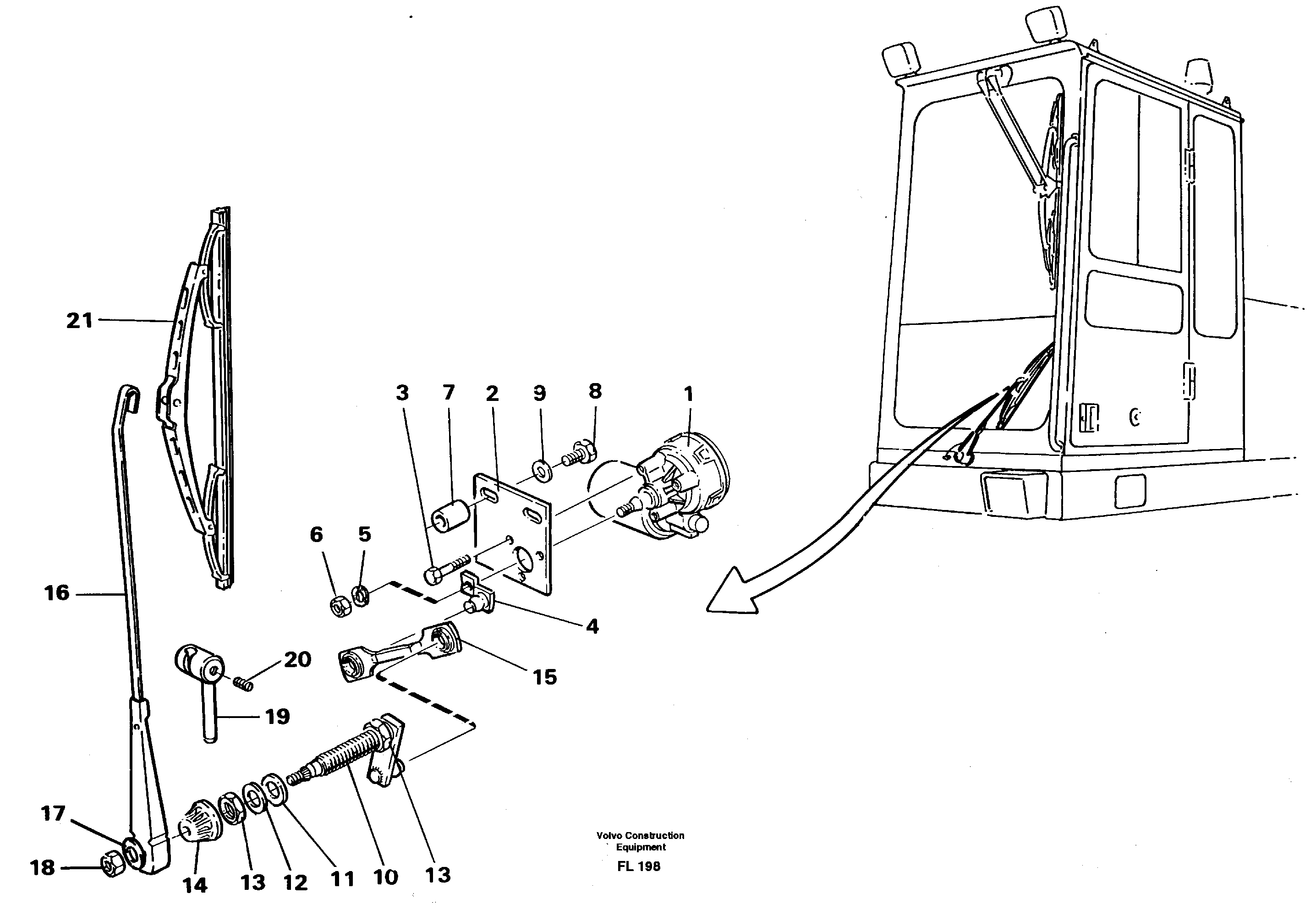 Tube assembly L.h. VOE963049 VOLVO