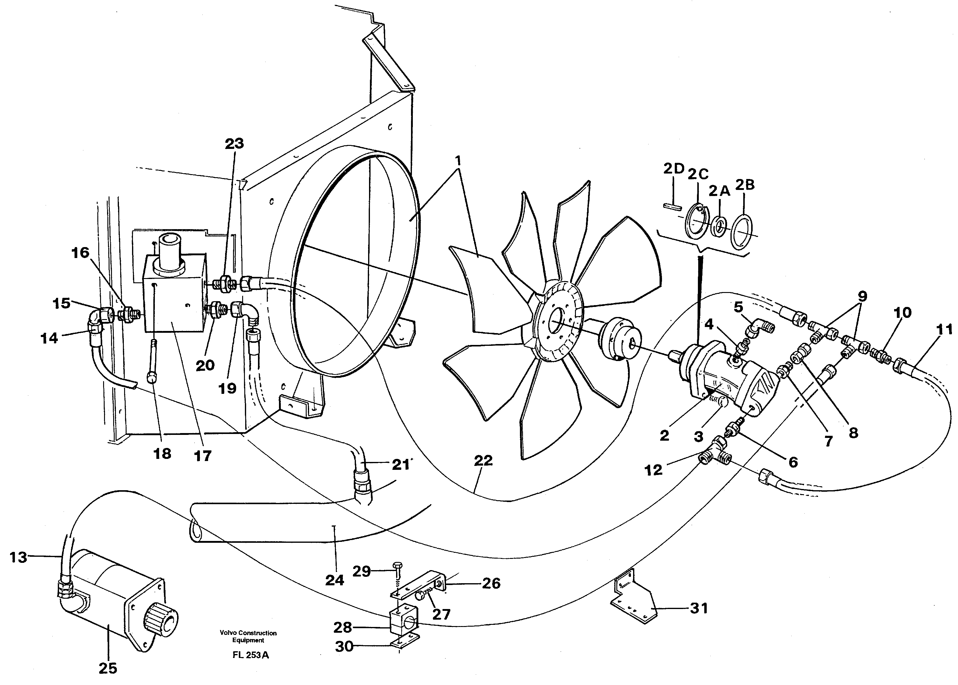 Cover, compressor VOE14264060 VOLVO
