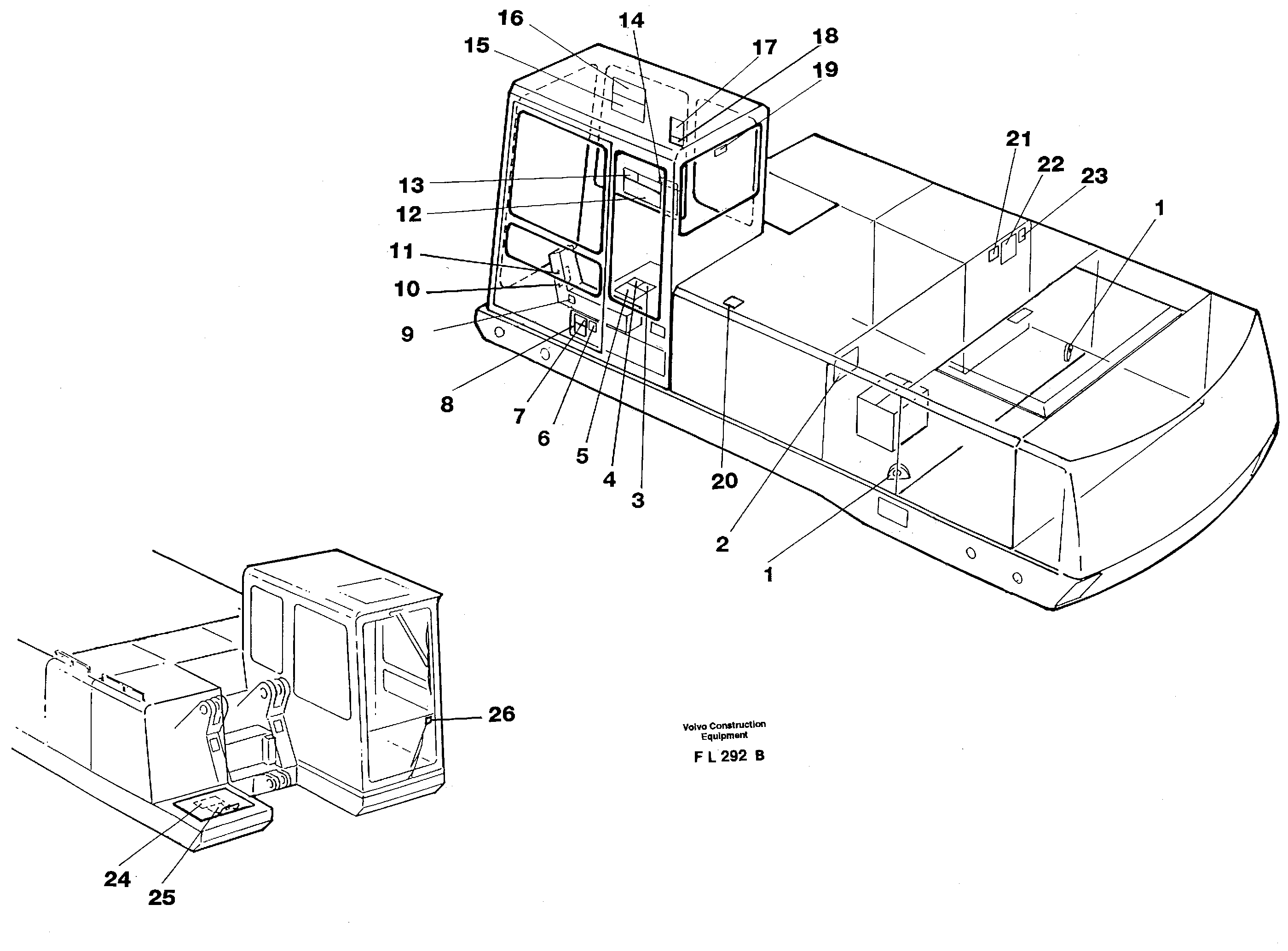 Angled plate VOE14247701 VOLVO