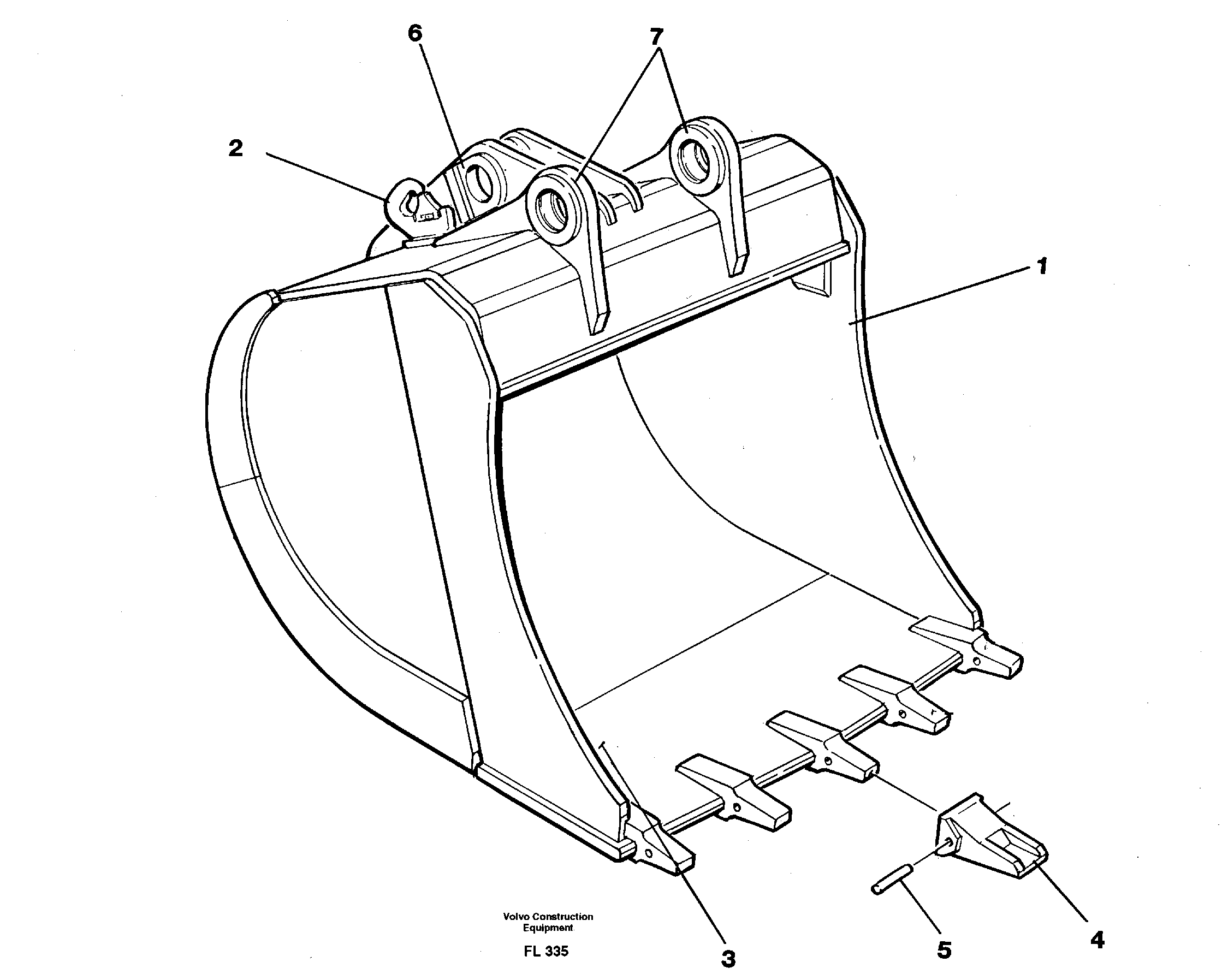 Bucket Breast VOE14099223 VOLVO
