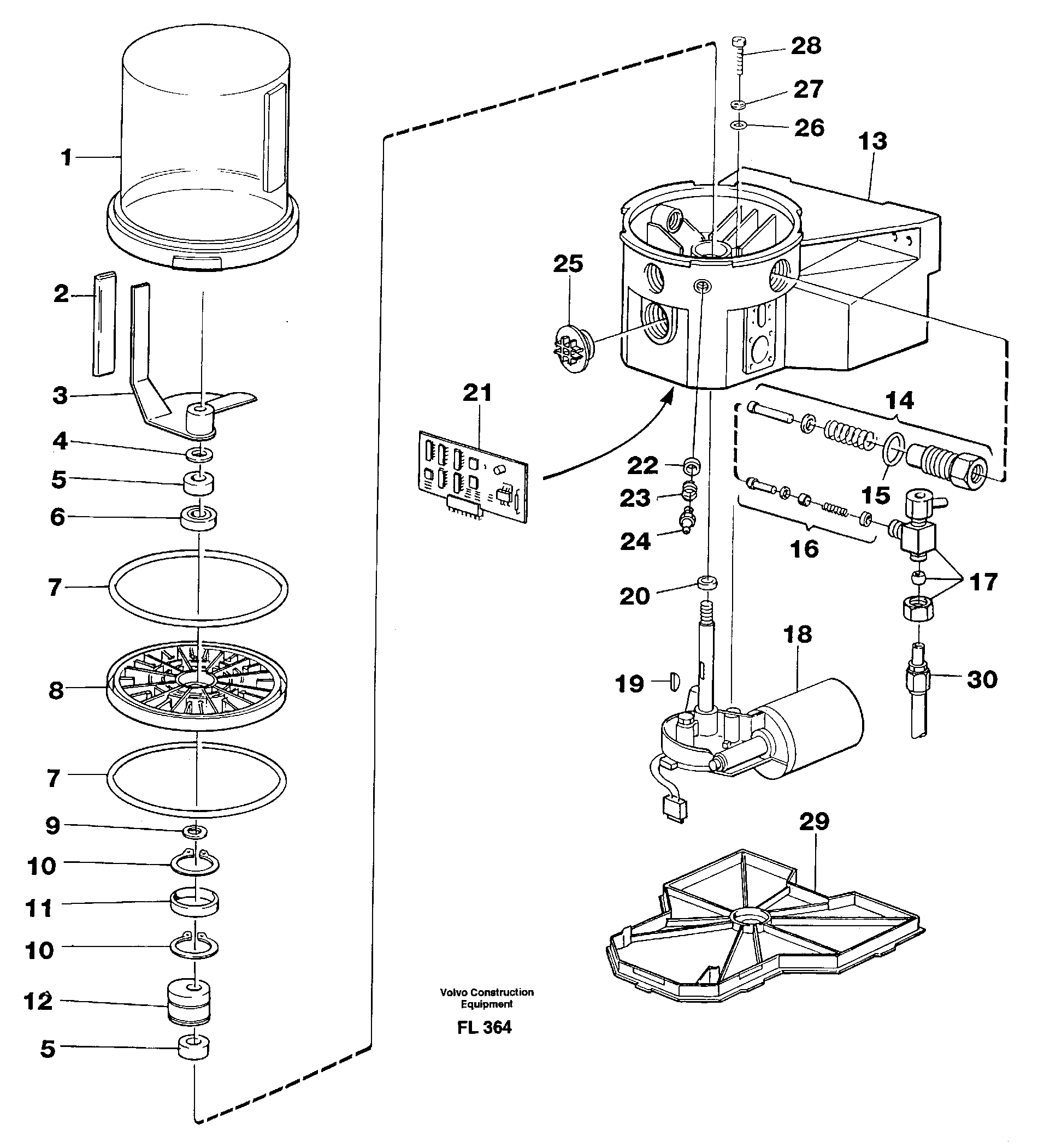 Bucket Breast VOE11701475 VOLVO