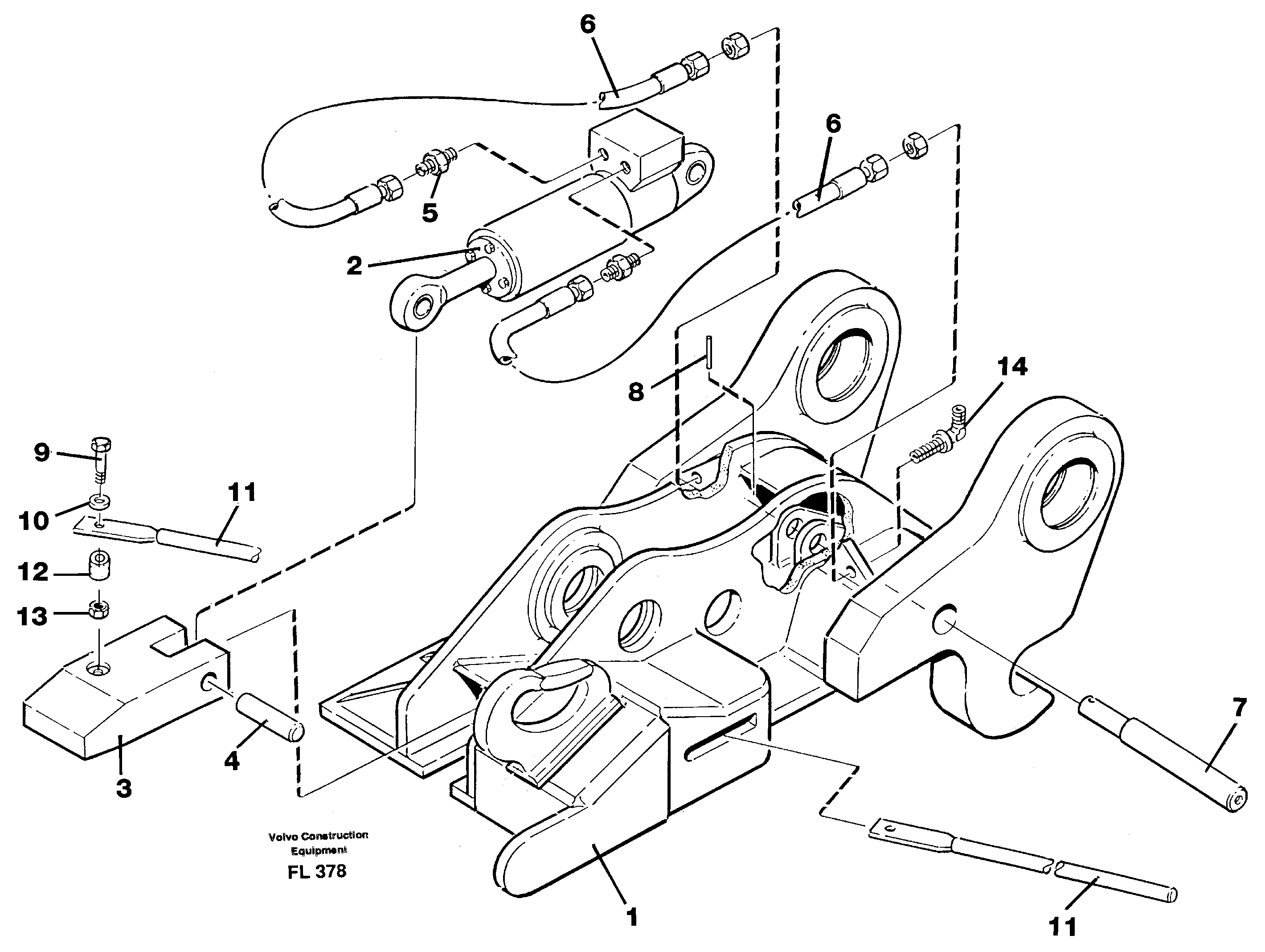 Vacuum Line VOE14249448 VOLVO