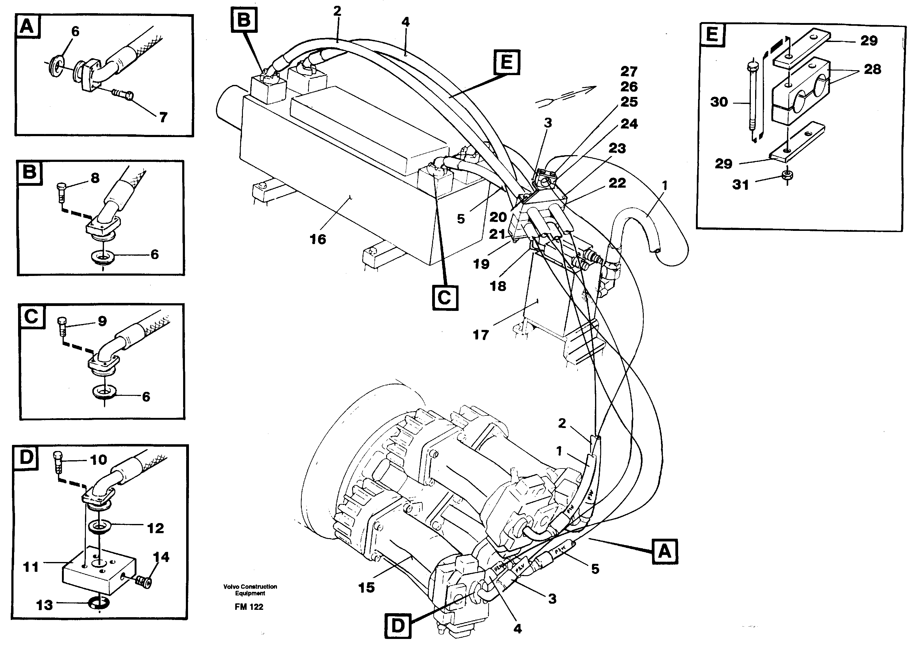 Bracket VOE14265710 VOLVO