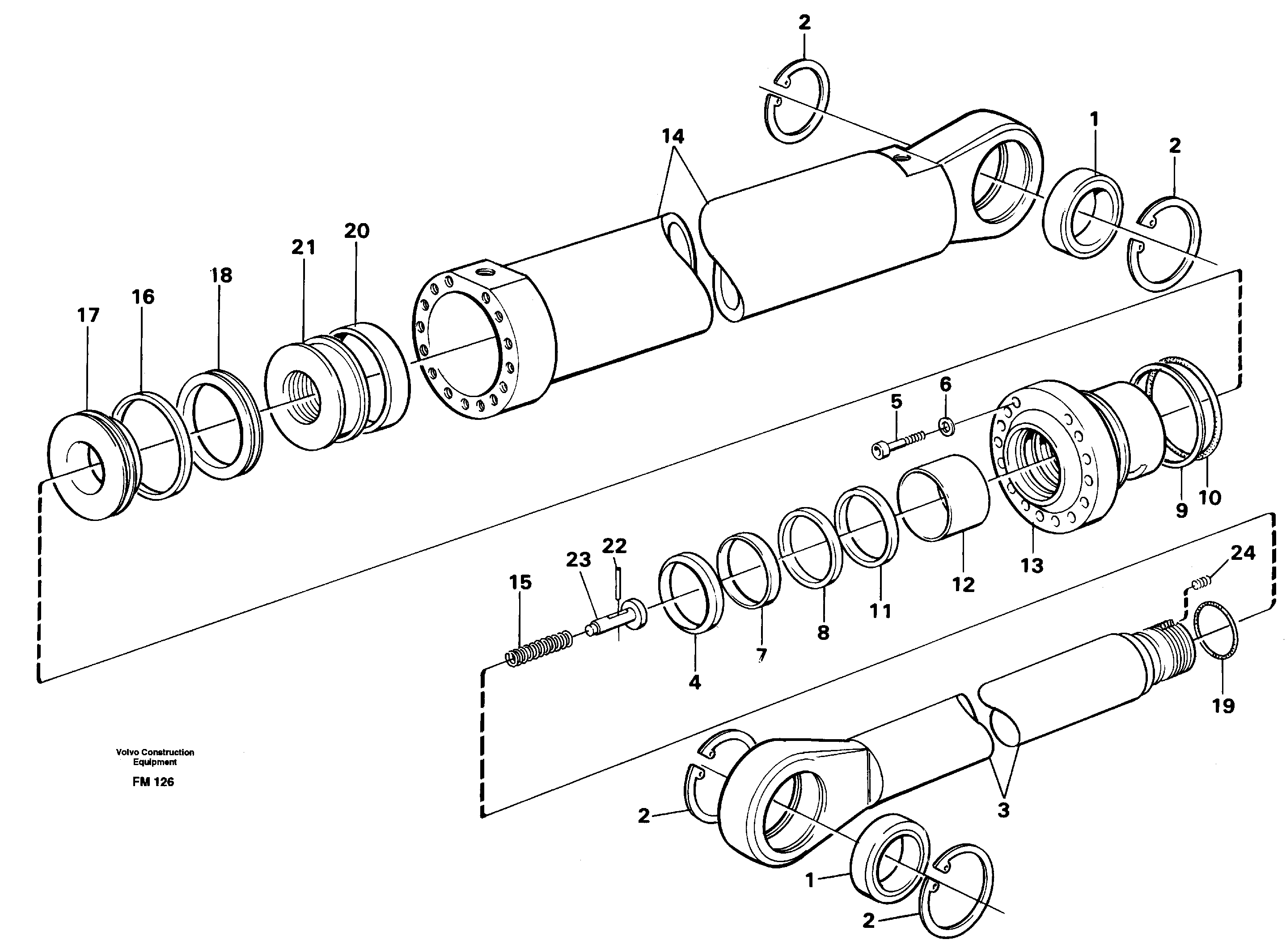 Oil Tap VOE14344702 VOLVO