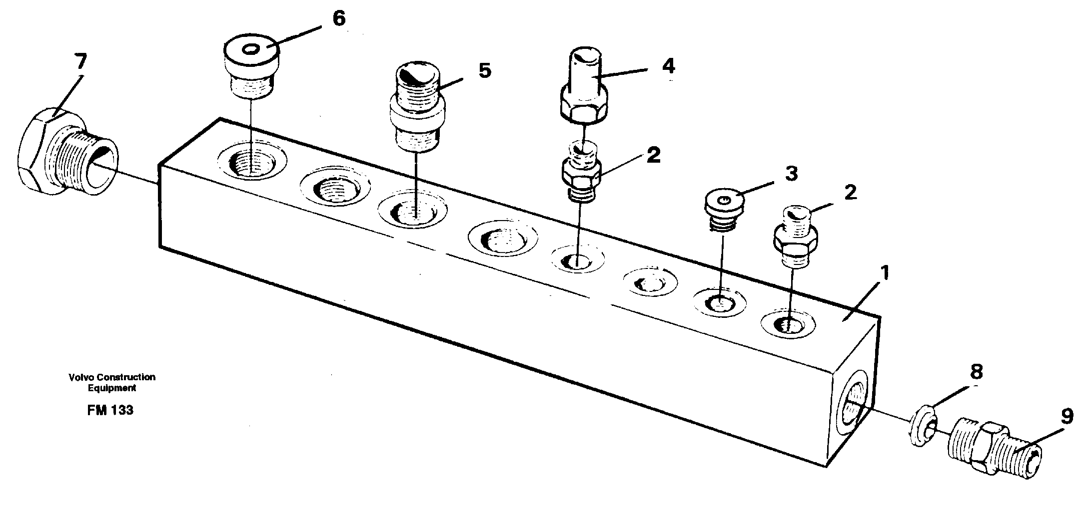 Air Press Gauge VOE14265265 VOLVO