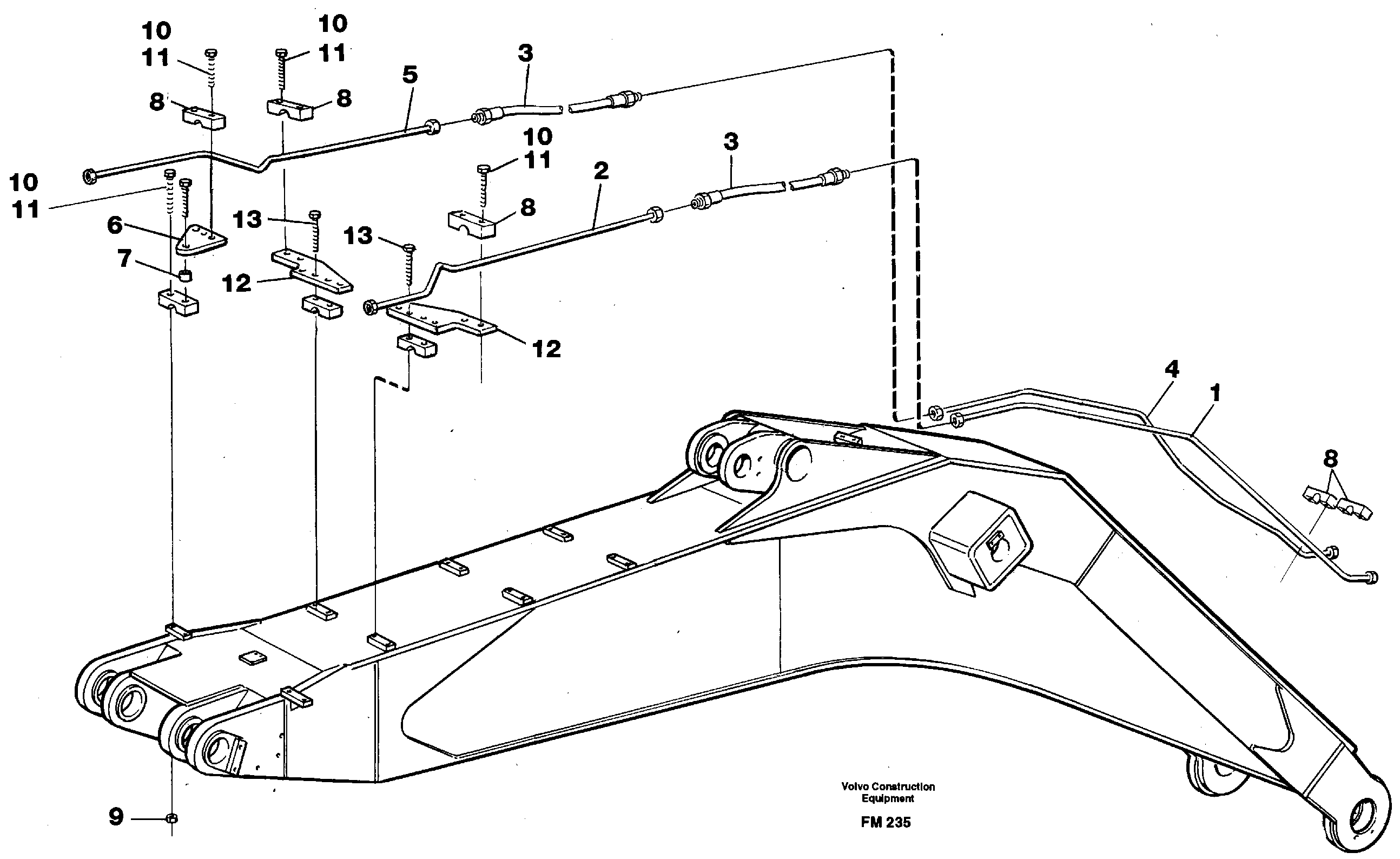Tube Assembly RM/VOE14266233 VOLVO