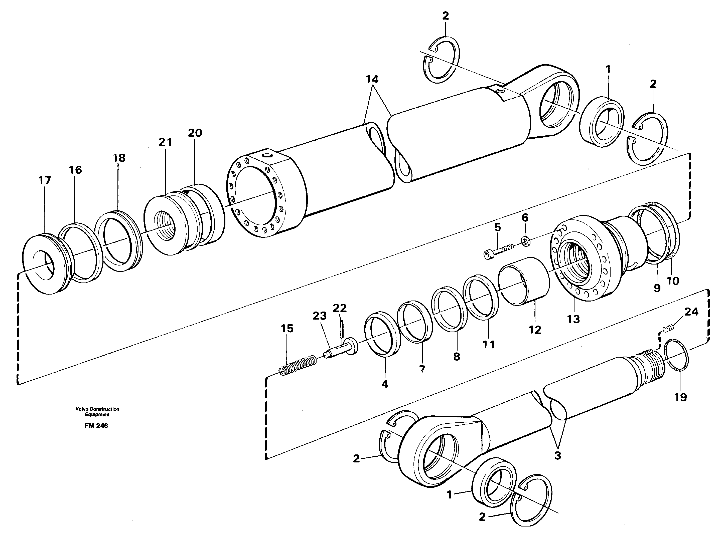 Cylinder RM/VOE14262901 VOLVO