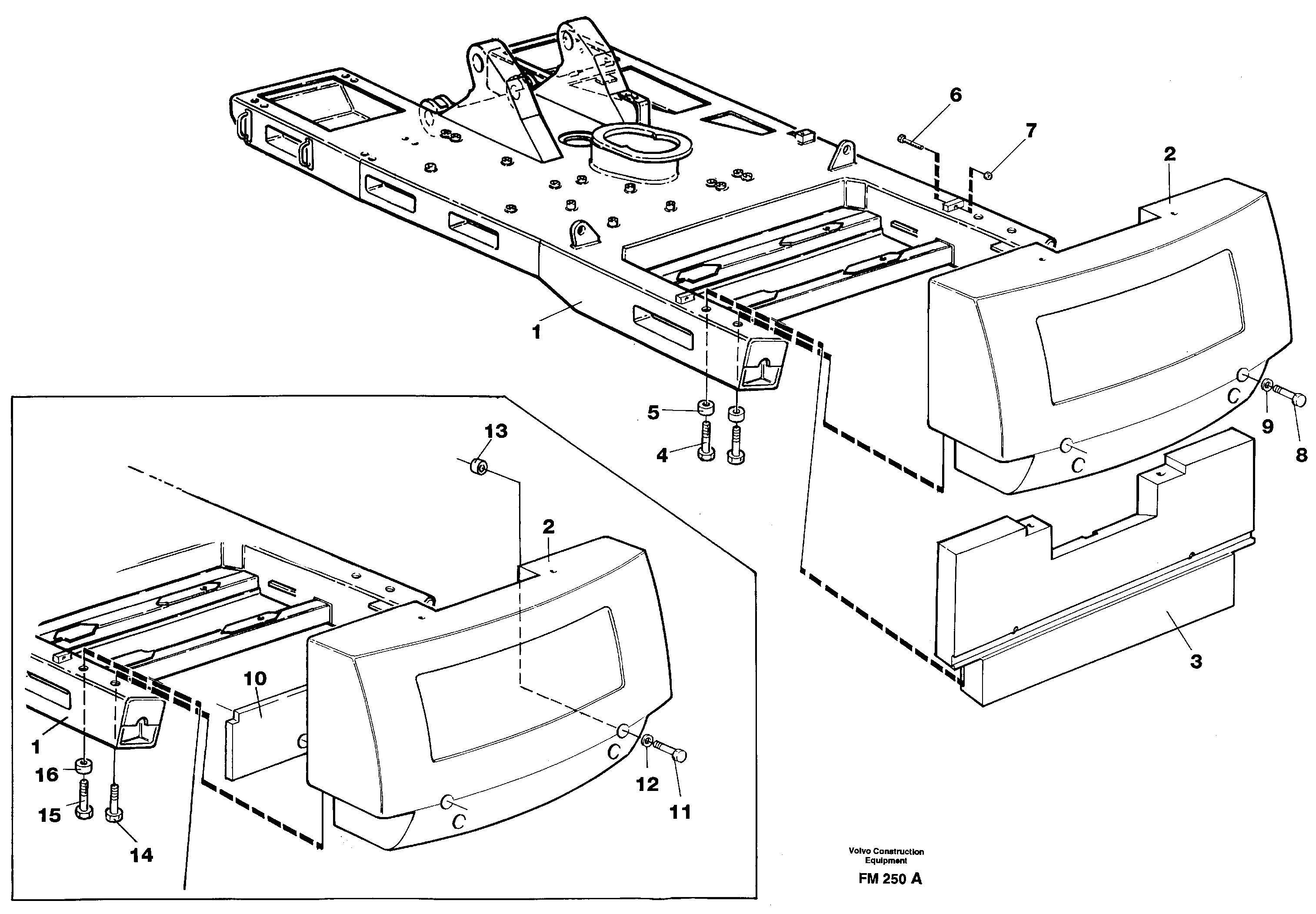 Counterweight VOE14341344 VOLVO
