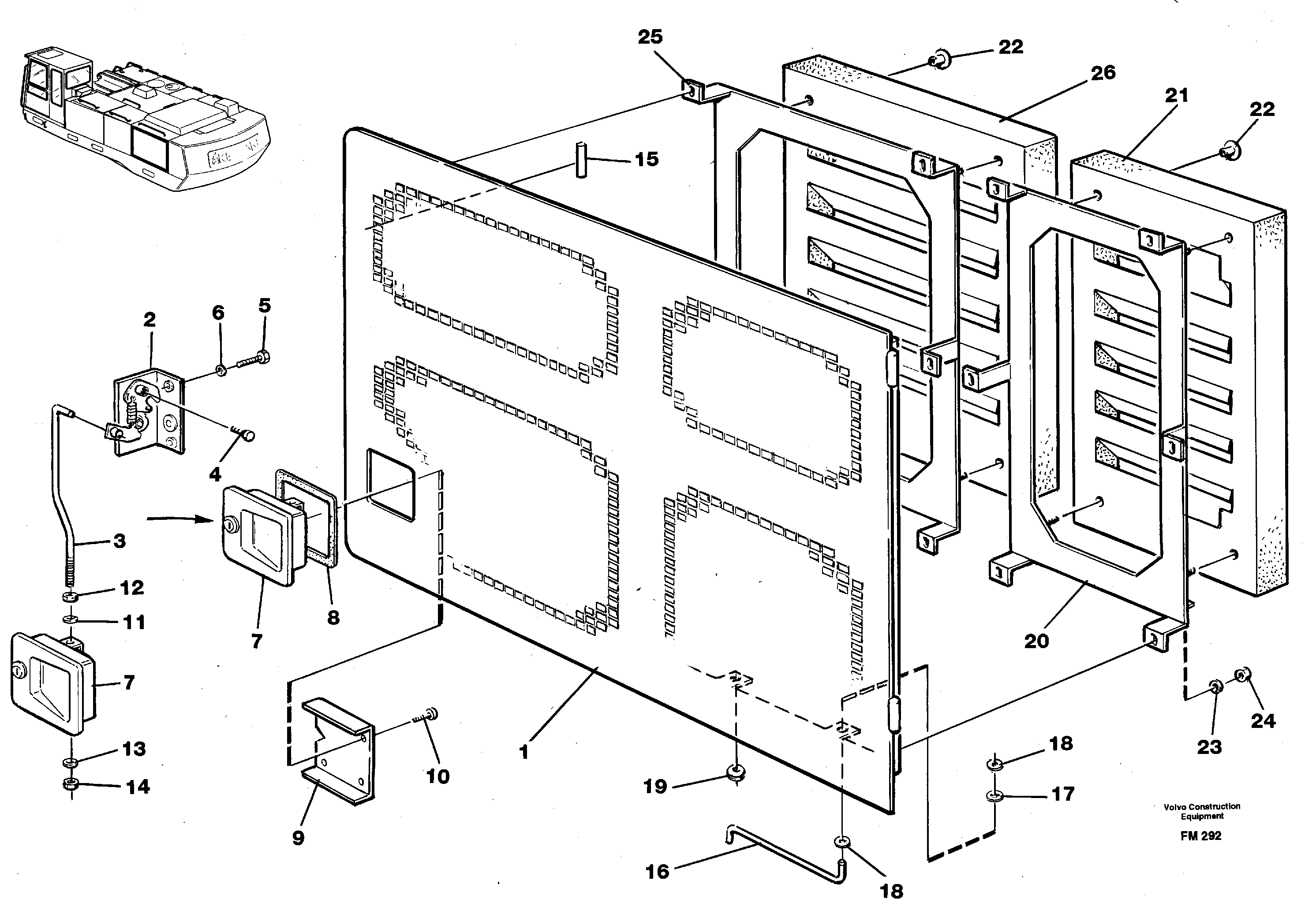 Bracket VOE14264430 VOLVO