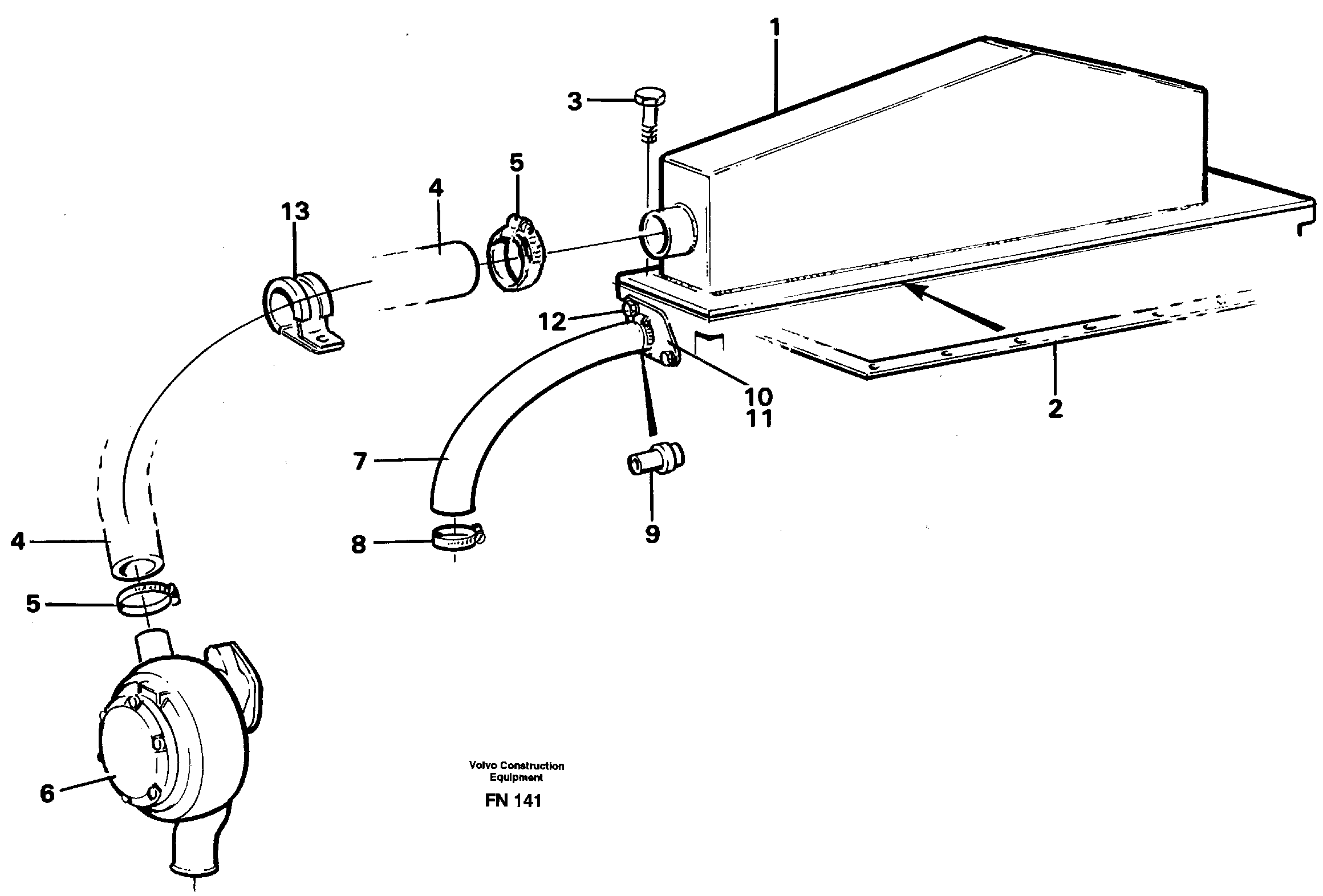 Housing Washer VOE11701646 VOLVO