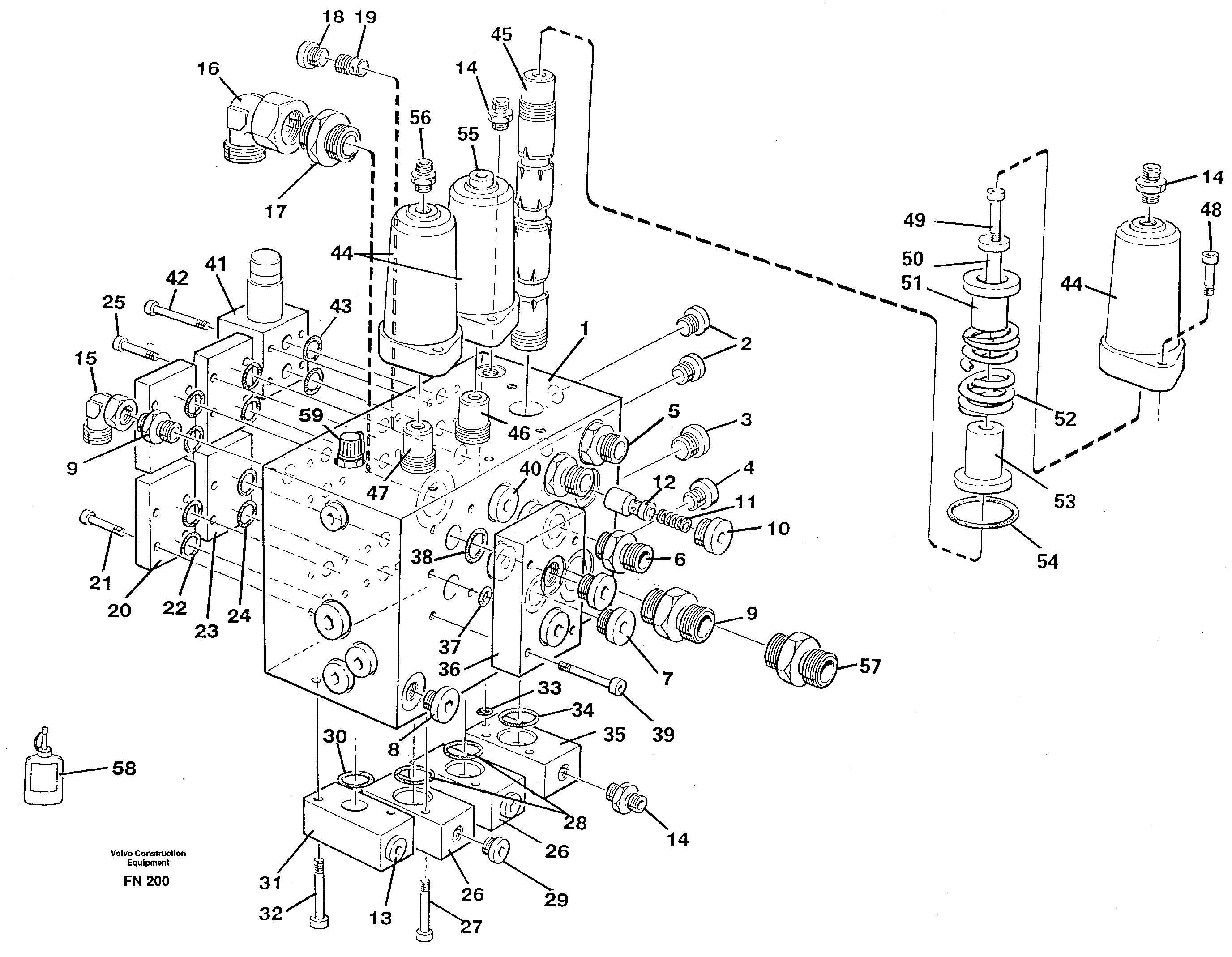 Fan switch VOE14341296 VOLVO