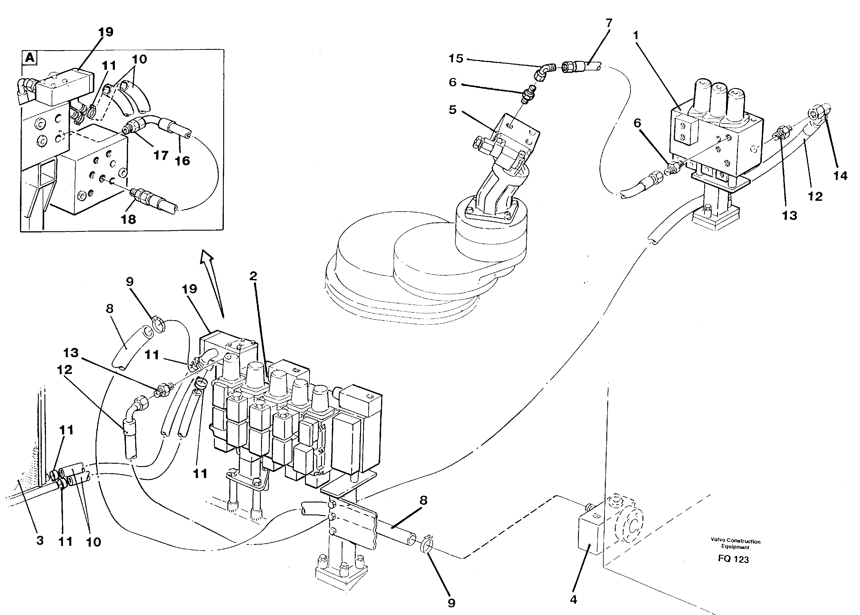 Hydraulic pump P3 VOE14042845 VOLVO
