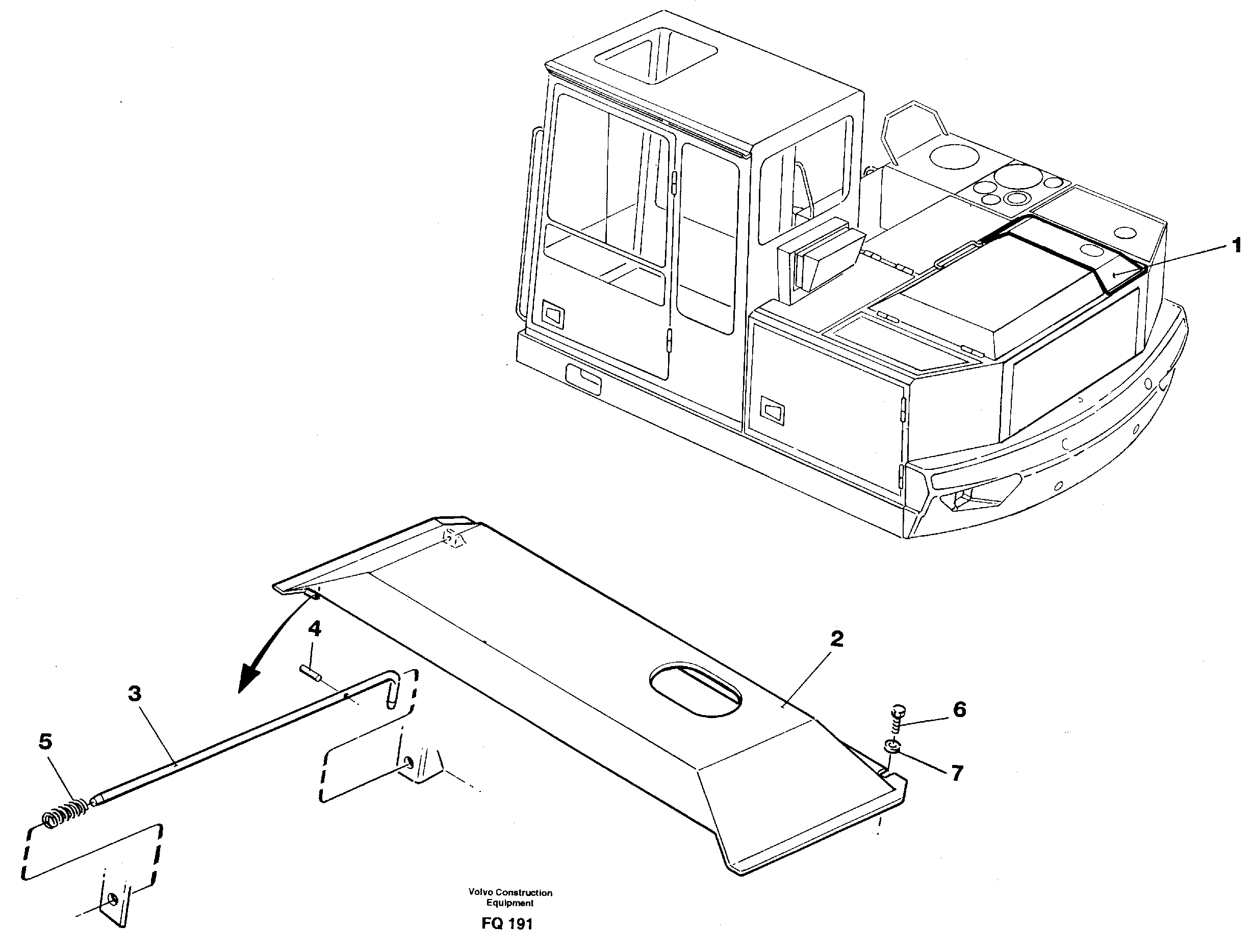 Lock Pin VOE14258850 VOLVO