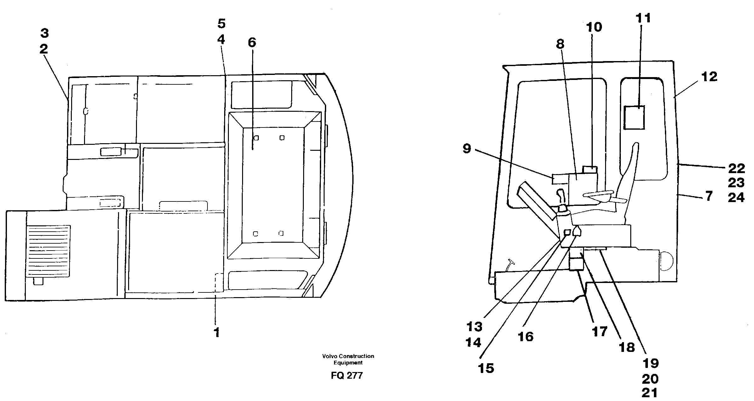 Angled plate VOE14247692 VOLVO