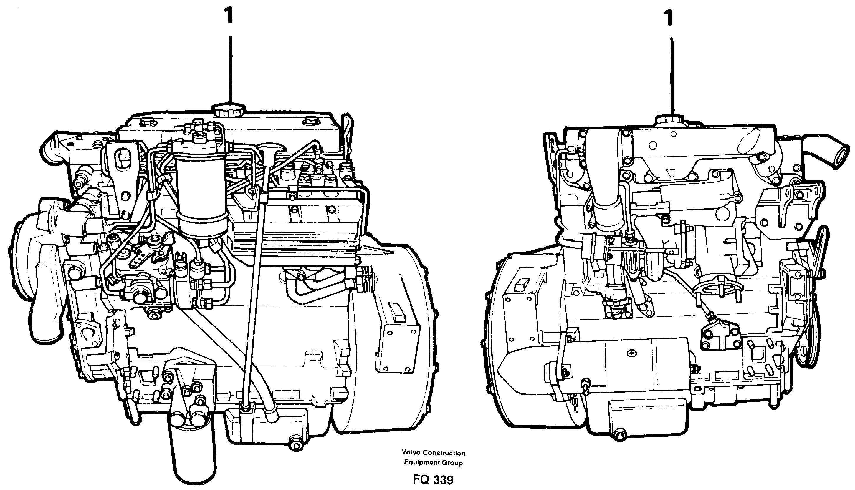 Diesel engine VOE14216020 VOLVO