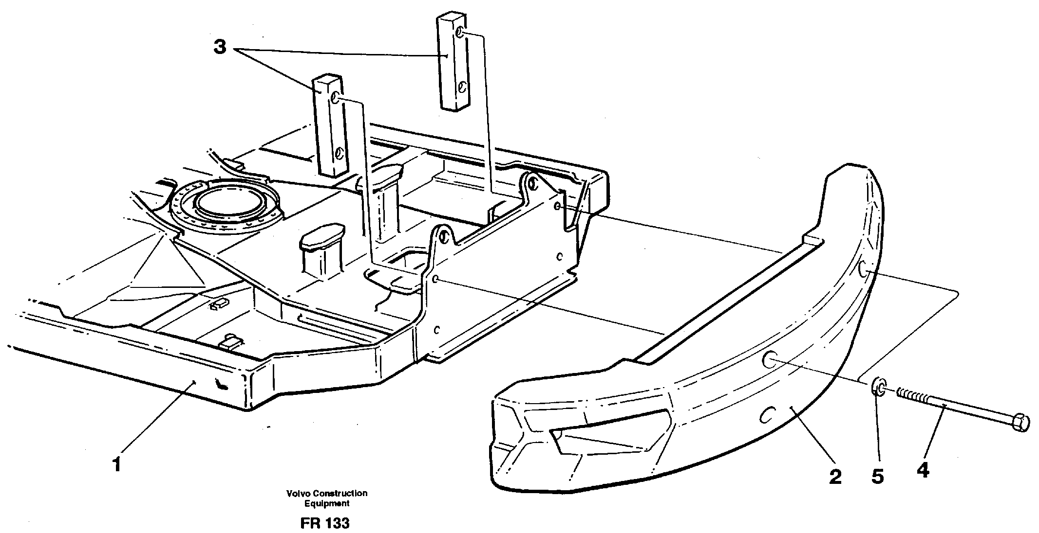 Upper Section Frame RM/VOE14259287 VOLVO