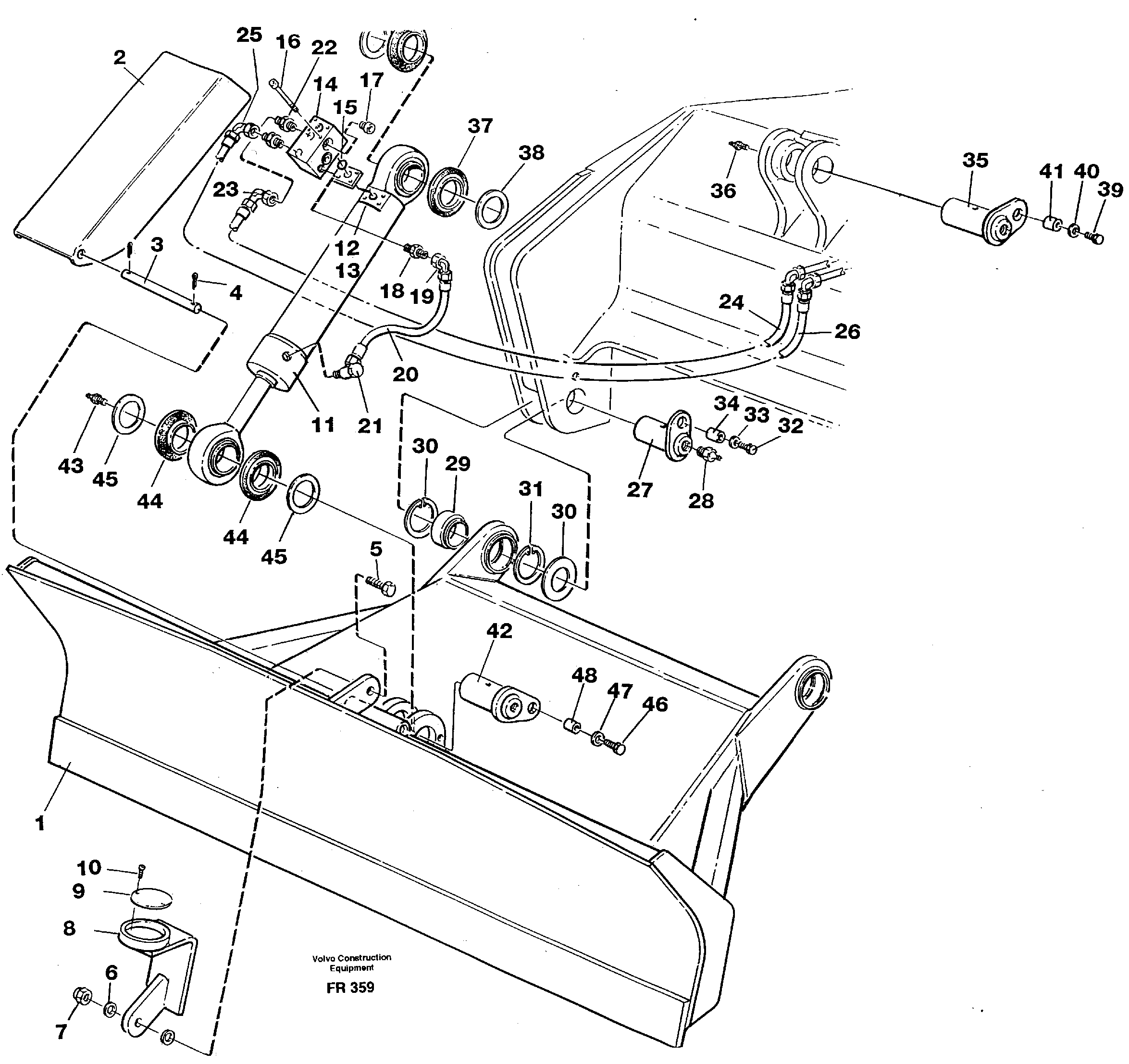Dozer Blade VOE14262767 VOLVO