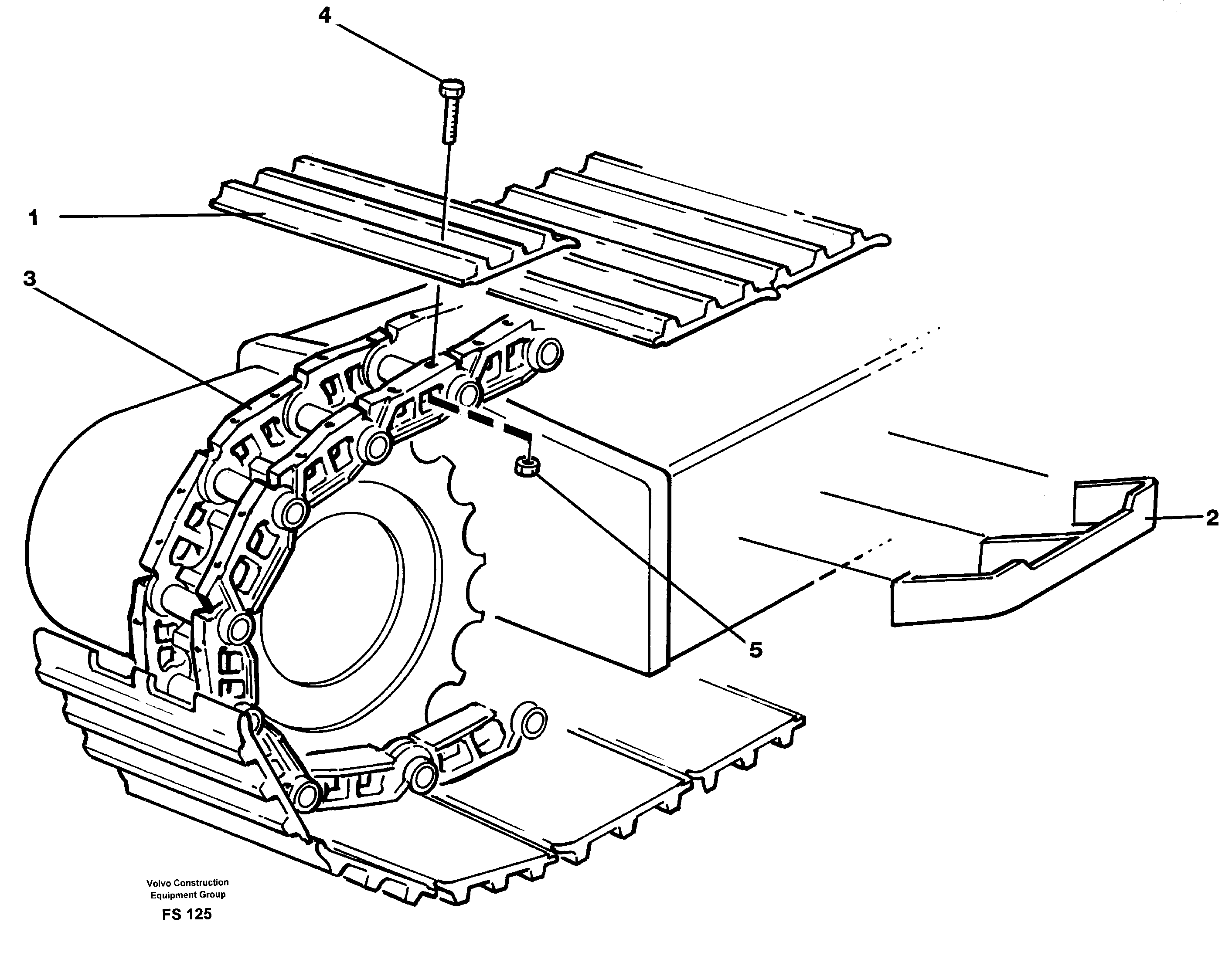 Track Assembly VOE14239846 VOLVO