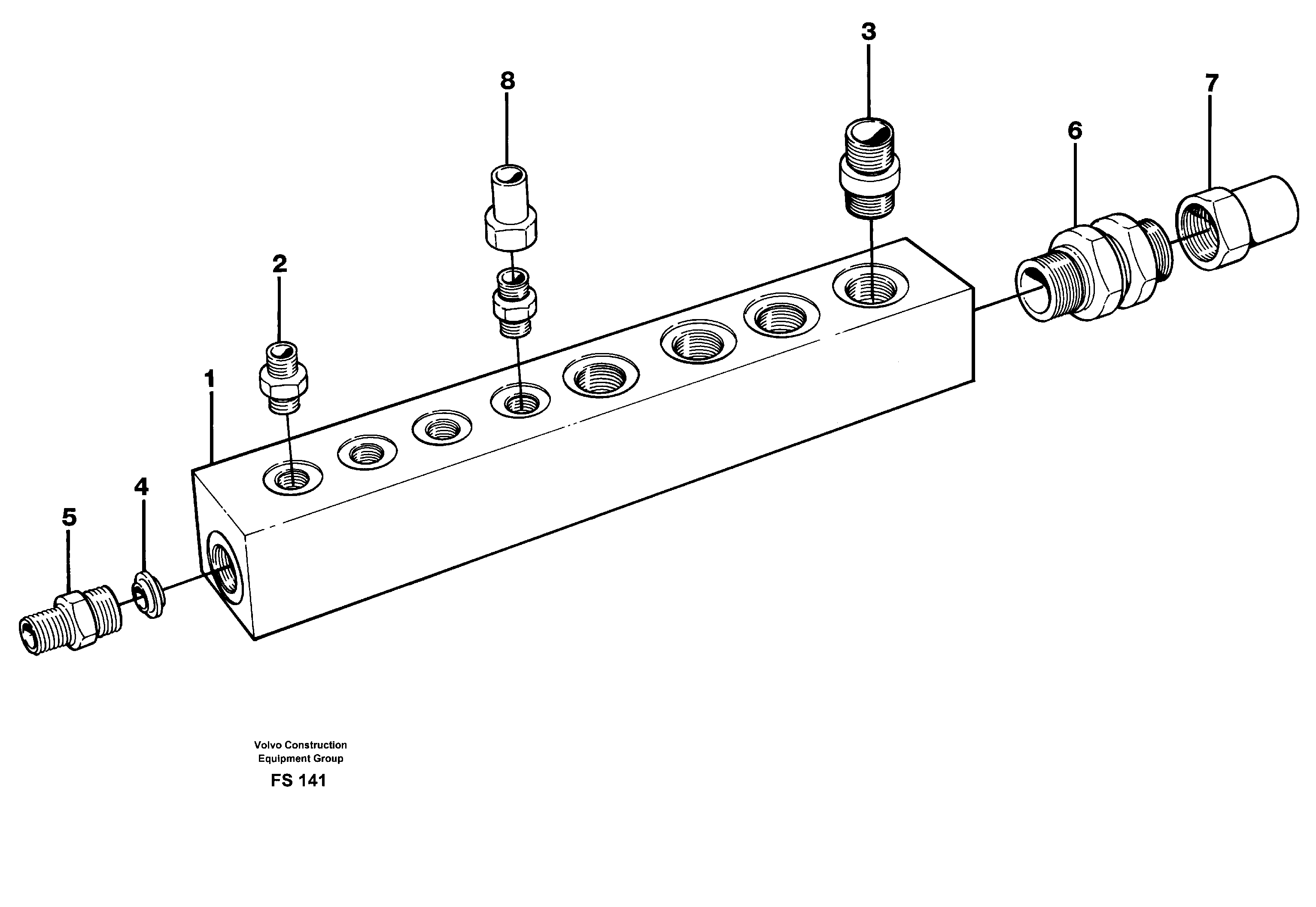 Air Press Gauge VOE14253023 VOLVO