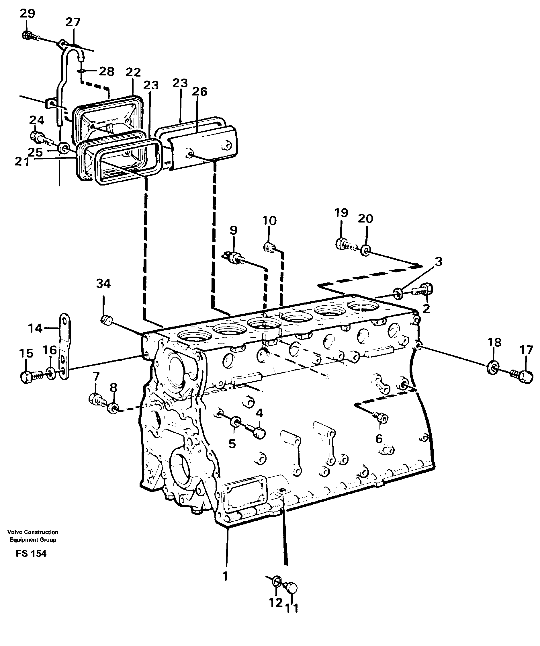 Lifting eye VOE1545720 VOLVO