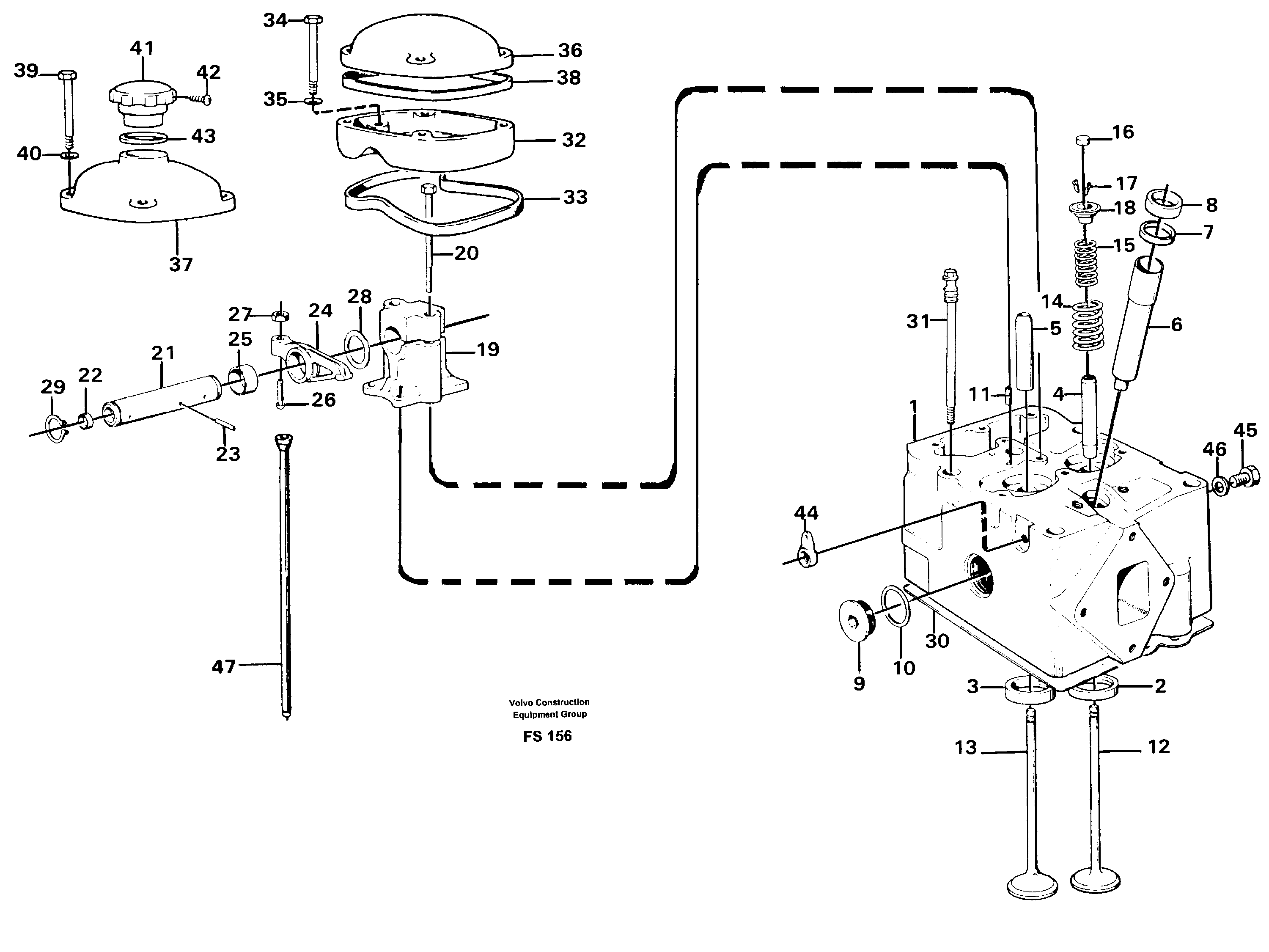 Cylinder head VOE8194451 VOLVO