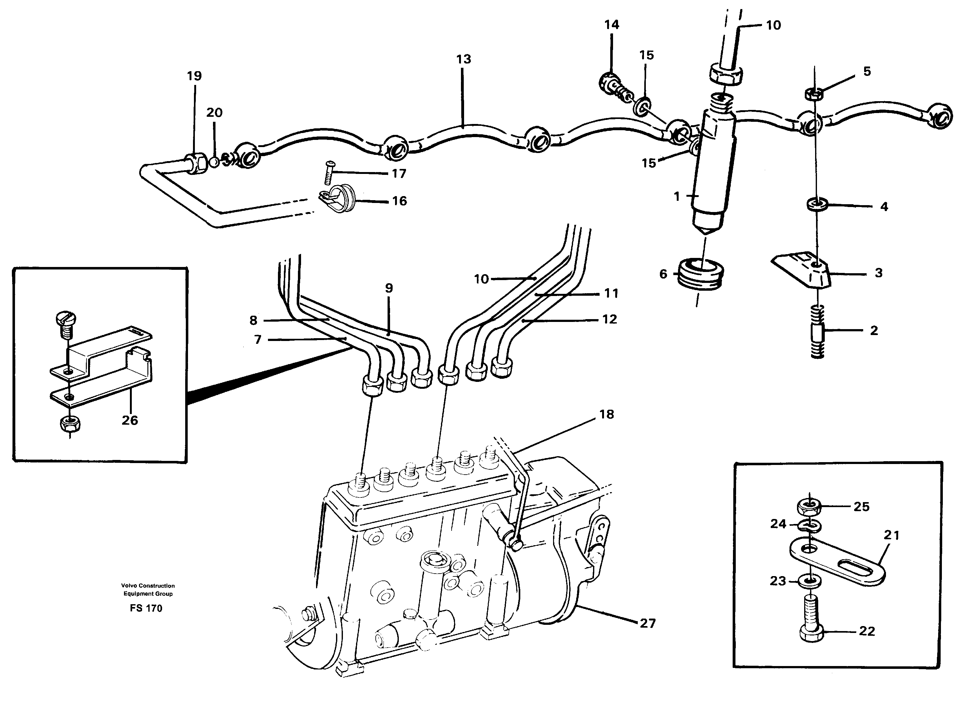 Seat frame VOE965535 VOLVO