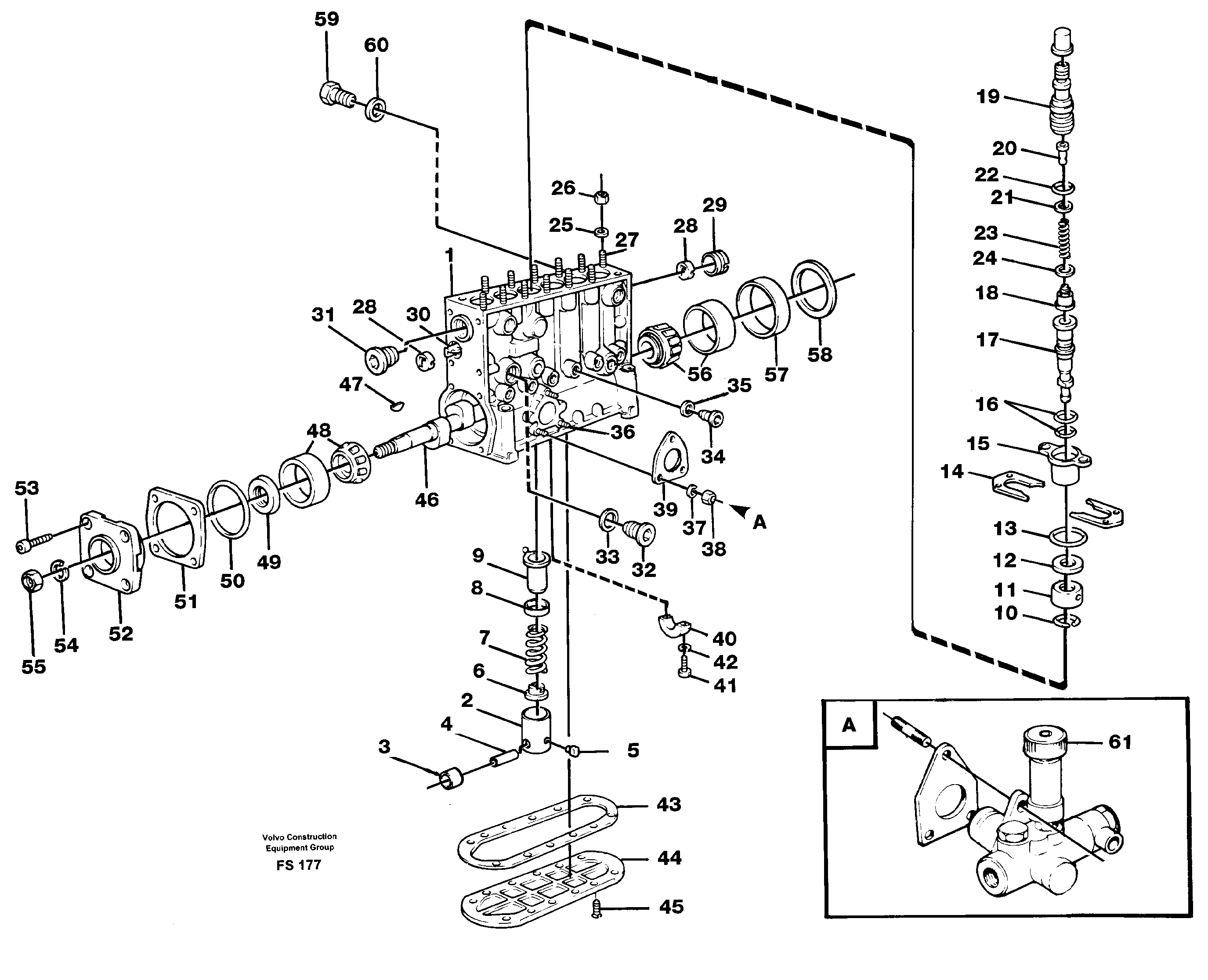 Injection Pump VOE11999425 VOLVO