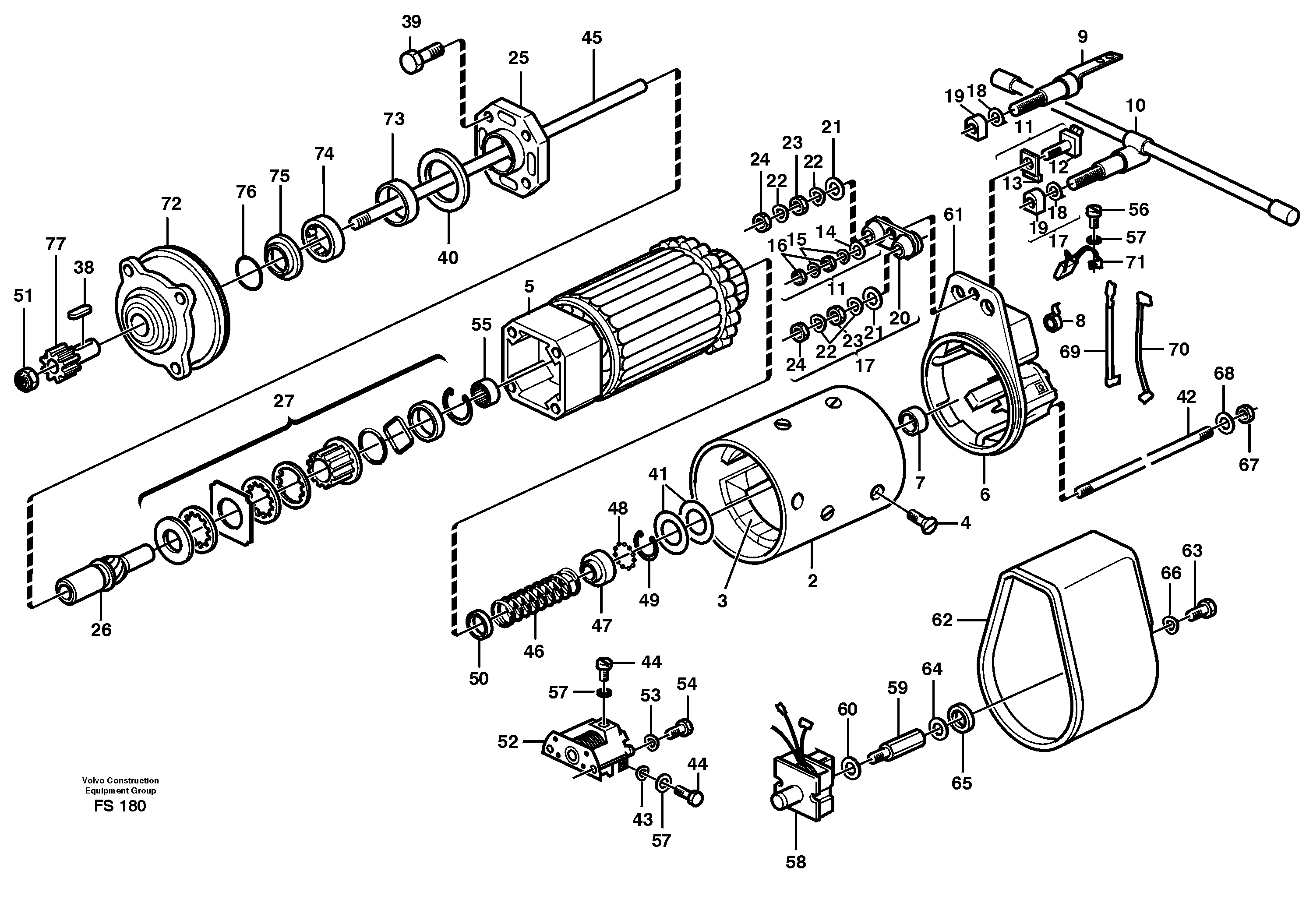 Hose for cooling a. VOE847330 VOLVO