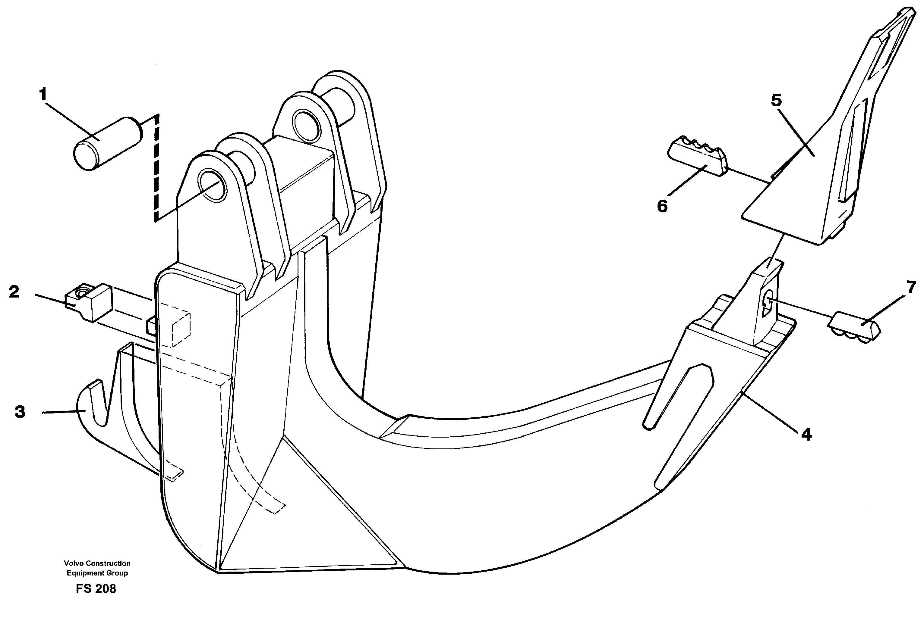 Bearing carrier VOE14236366 VOLVO