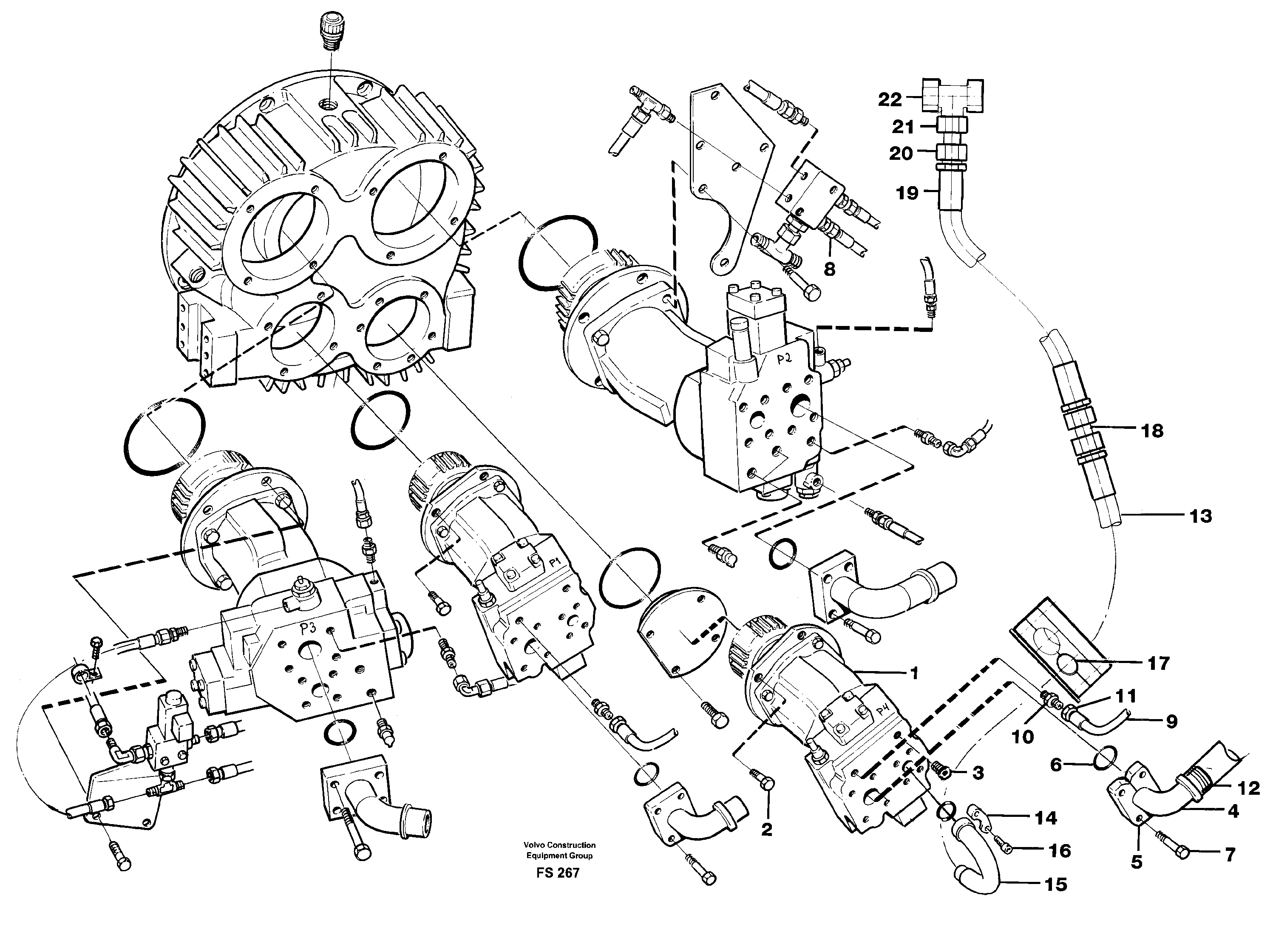 Tube Assembly VOE14042290 VOLVO