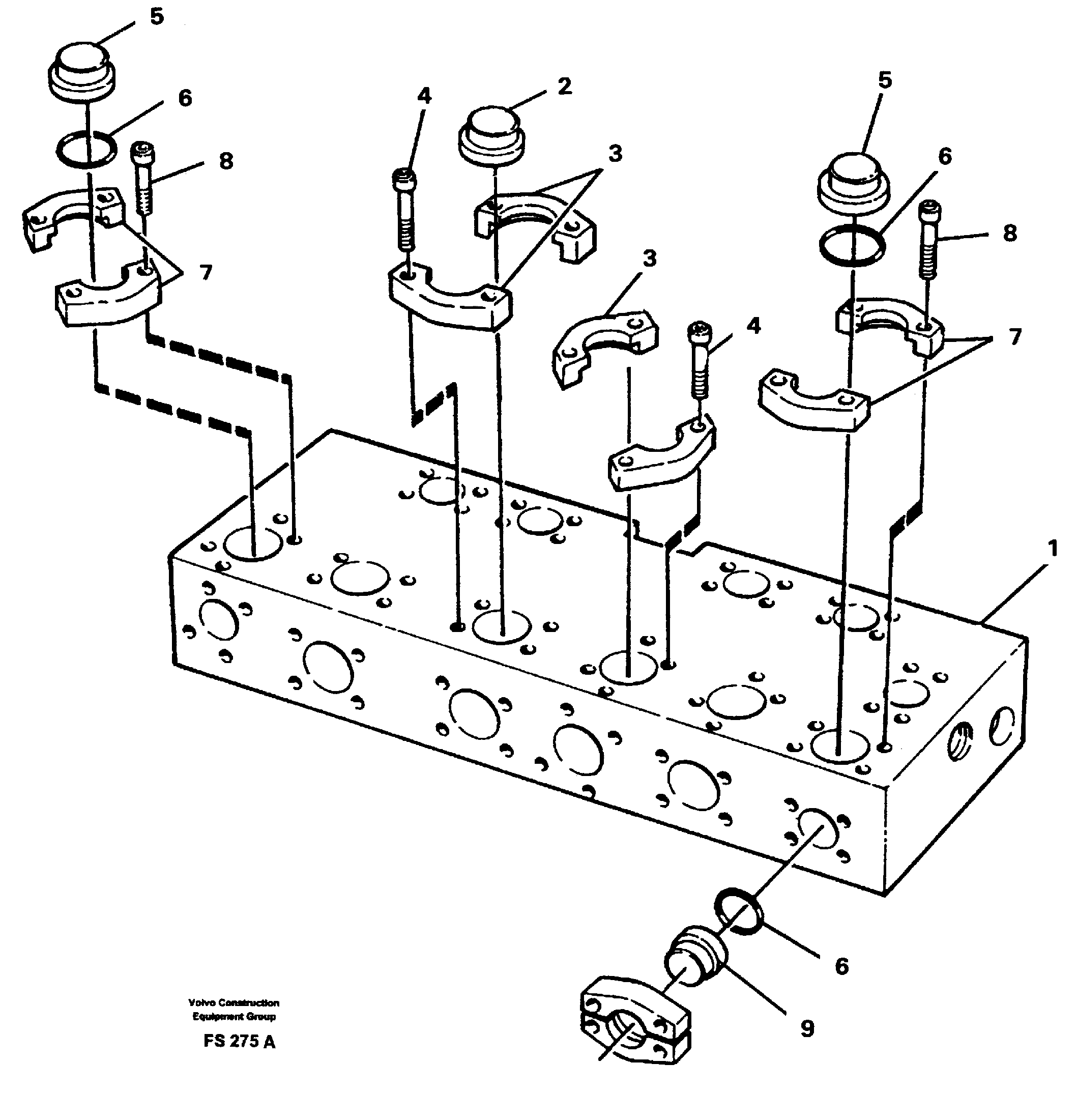 Пластина щитка VOE14257044 VOLVO