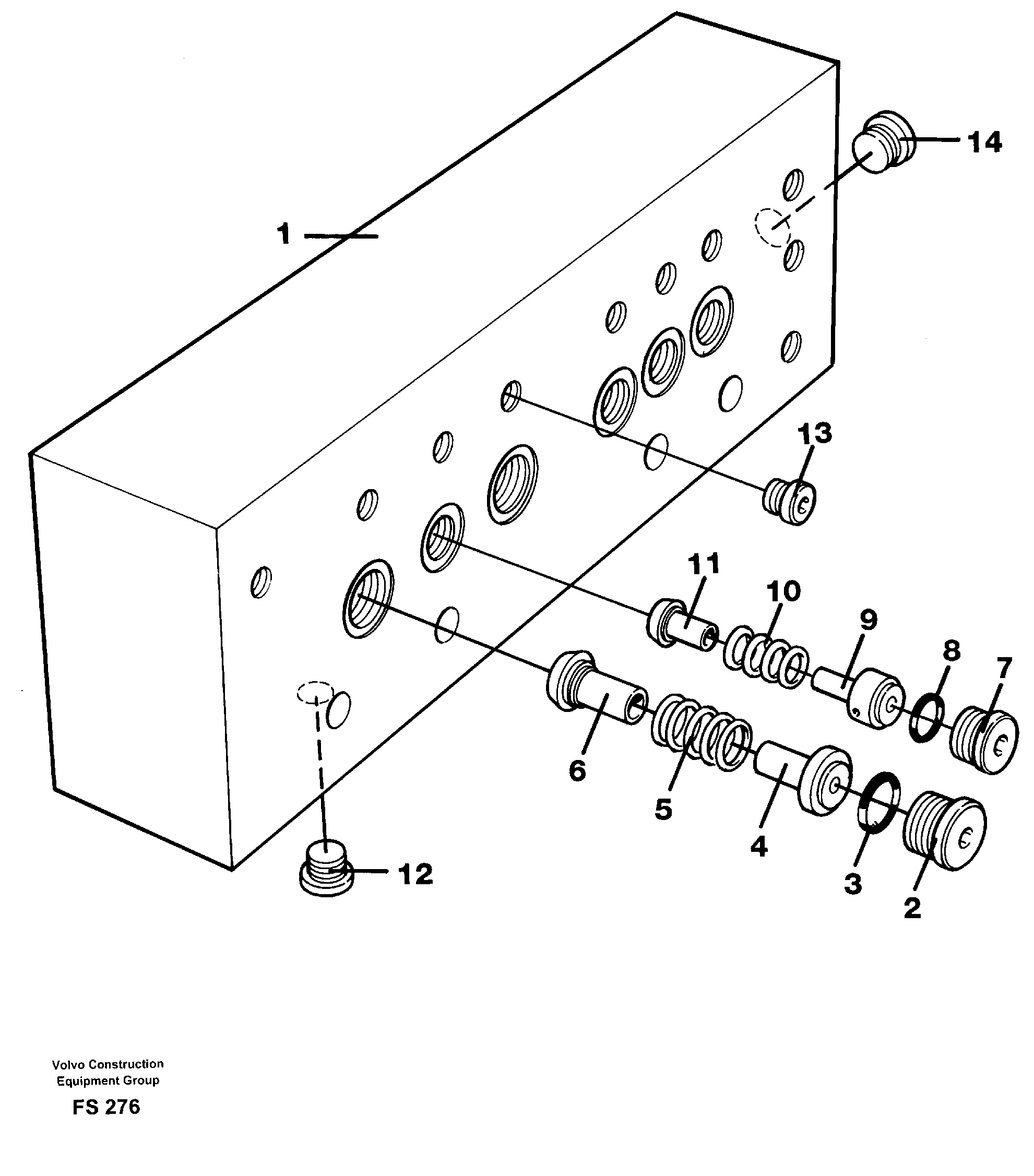 Пластина щитка VOE14234786 VOLVO