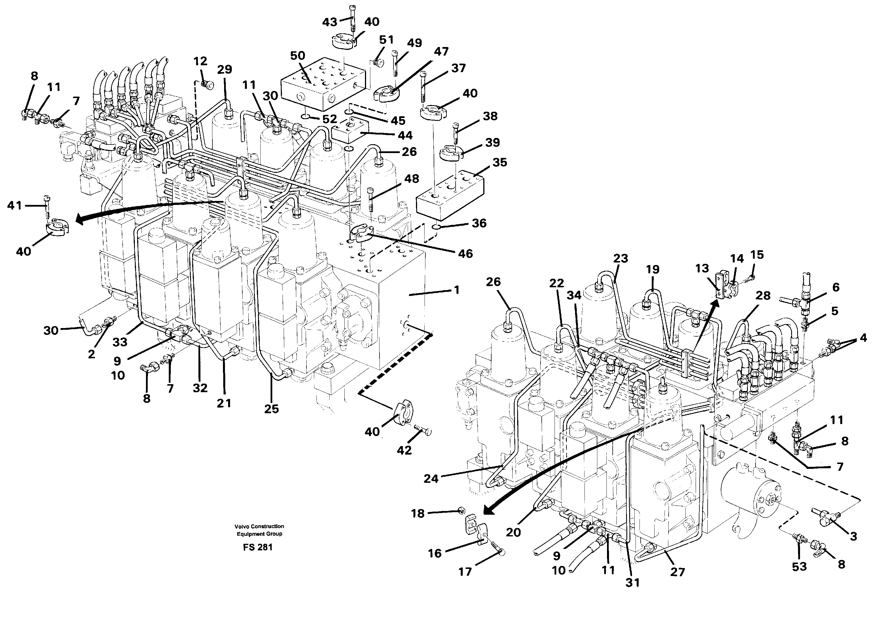 Manifold Plate RM/VOE14049779 VOLVO