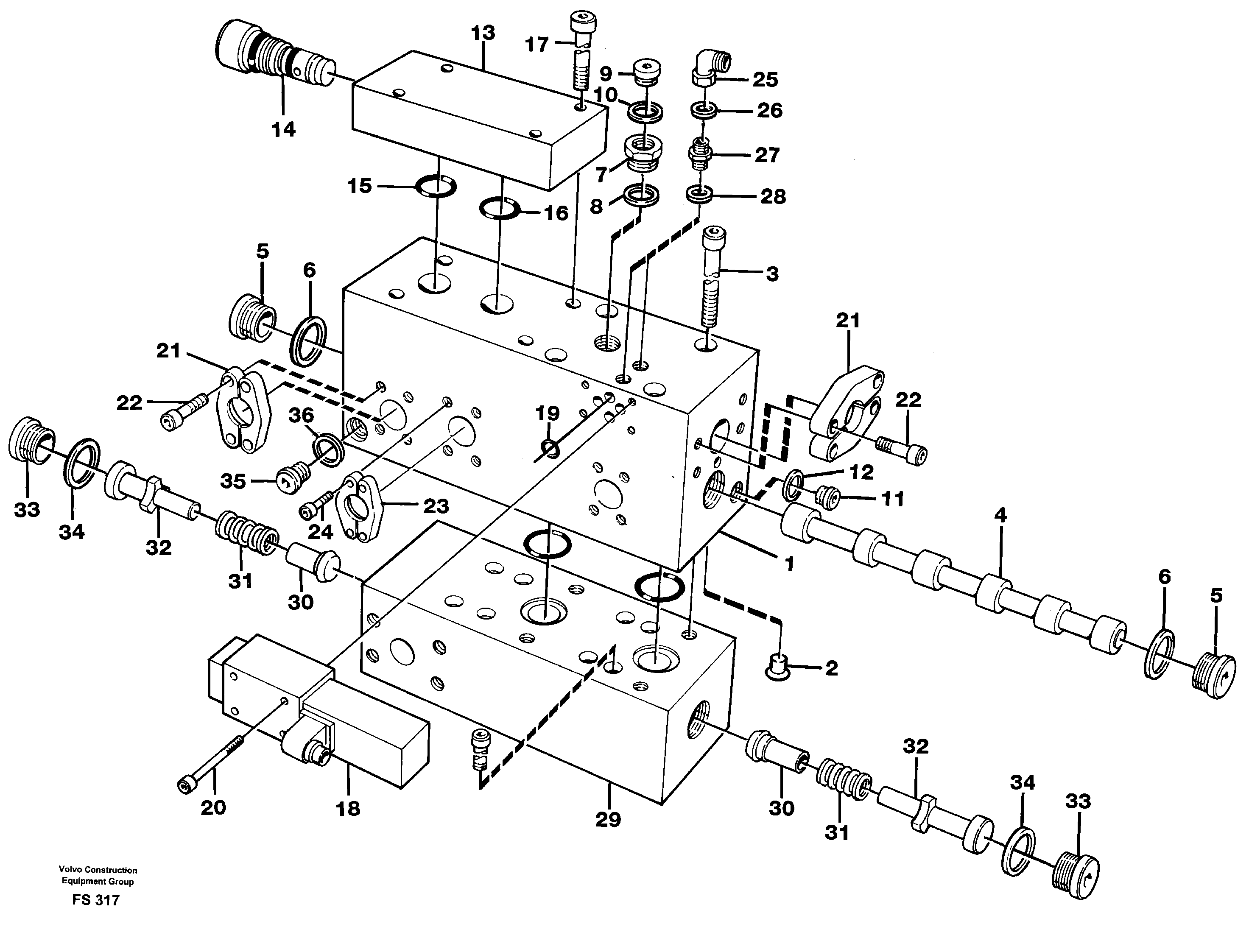 Manifold Plate VOE14258352 VOLVO