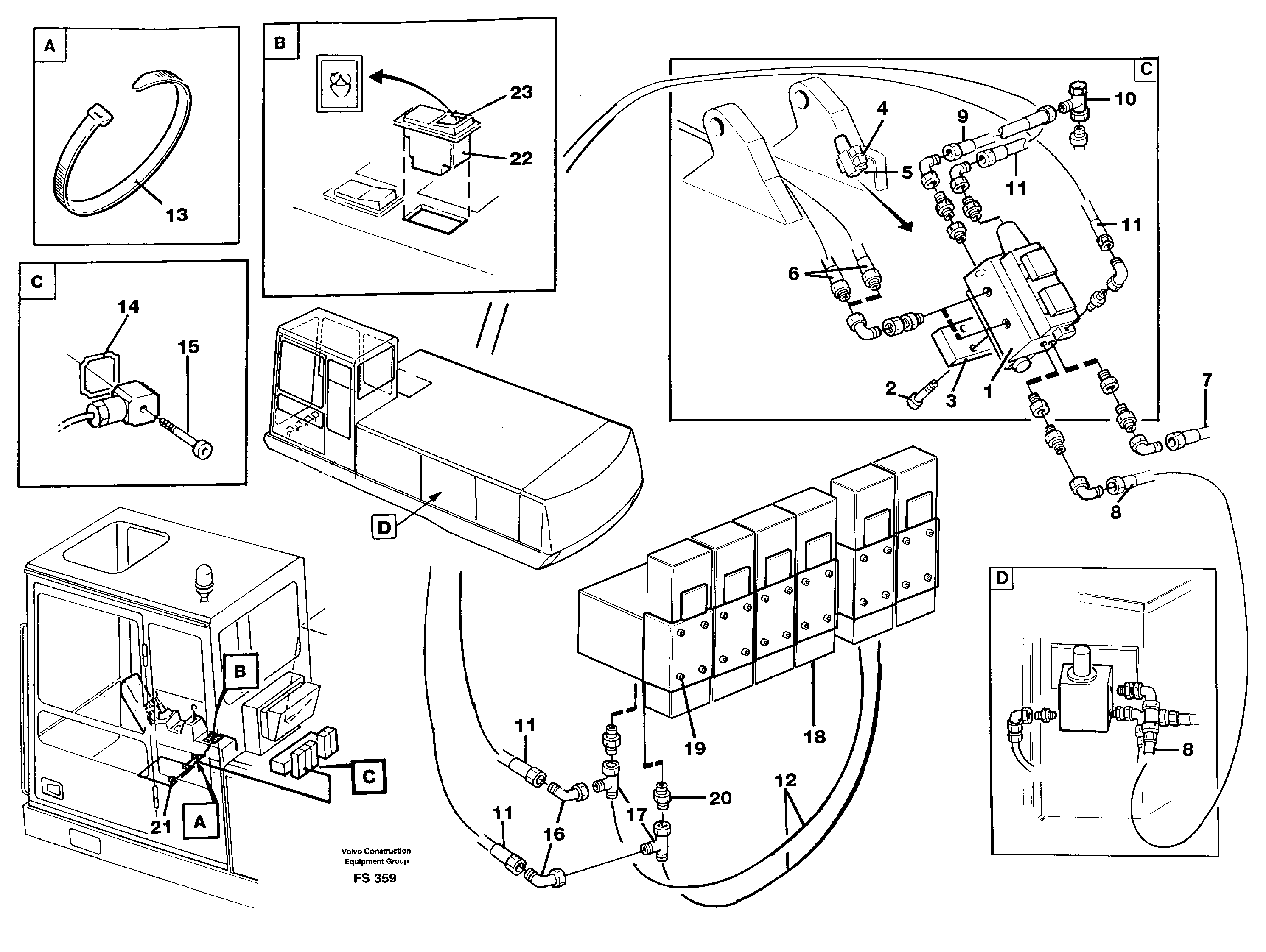 Radio Support VOE14254030 VOLVO