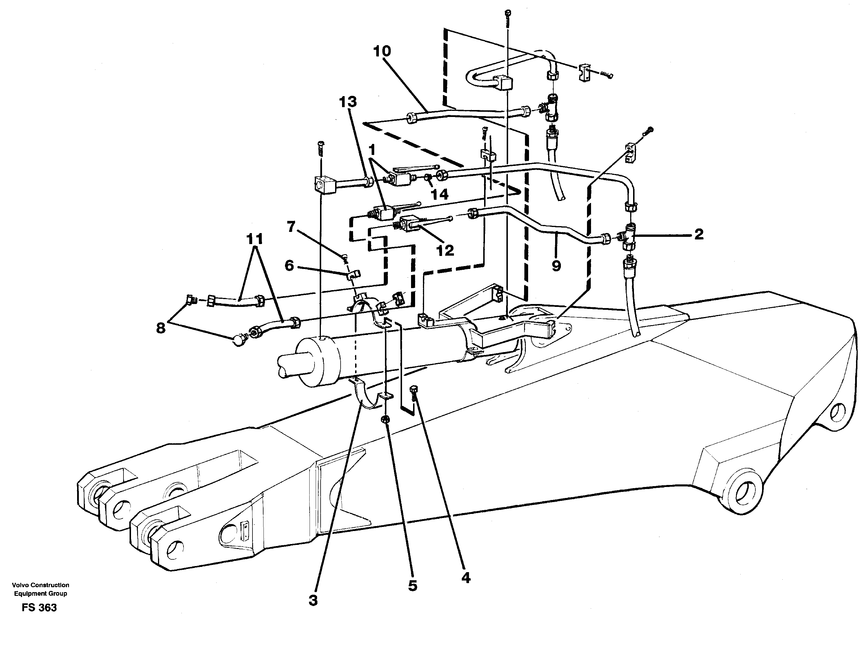 Tube Assembly VOE14249666 VOLVO