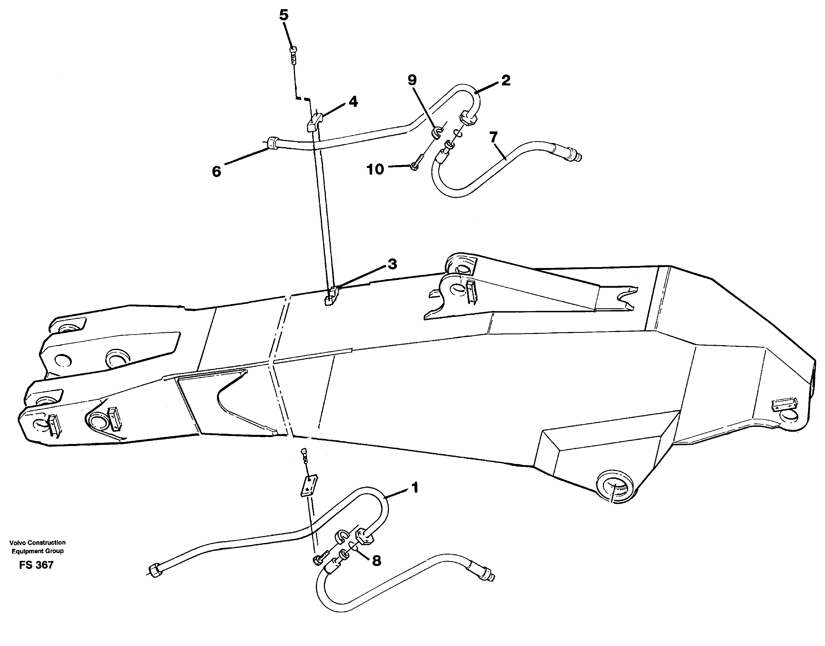 Tube Assembly VOE14258124 VOLVO