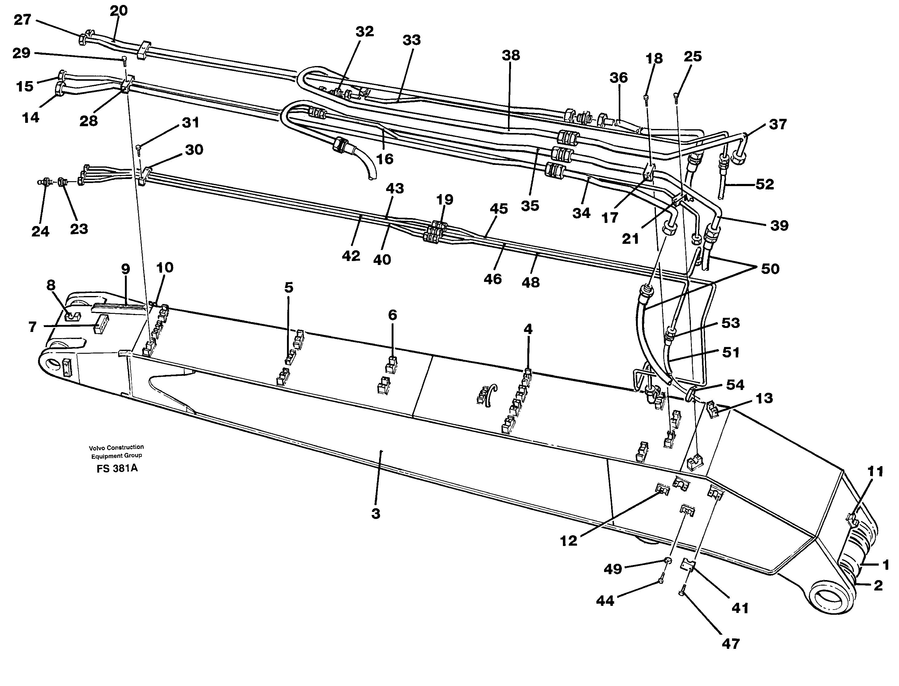 Tube Support VOE14089699 VOLVO