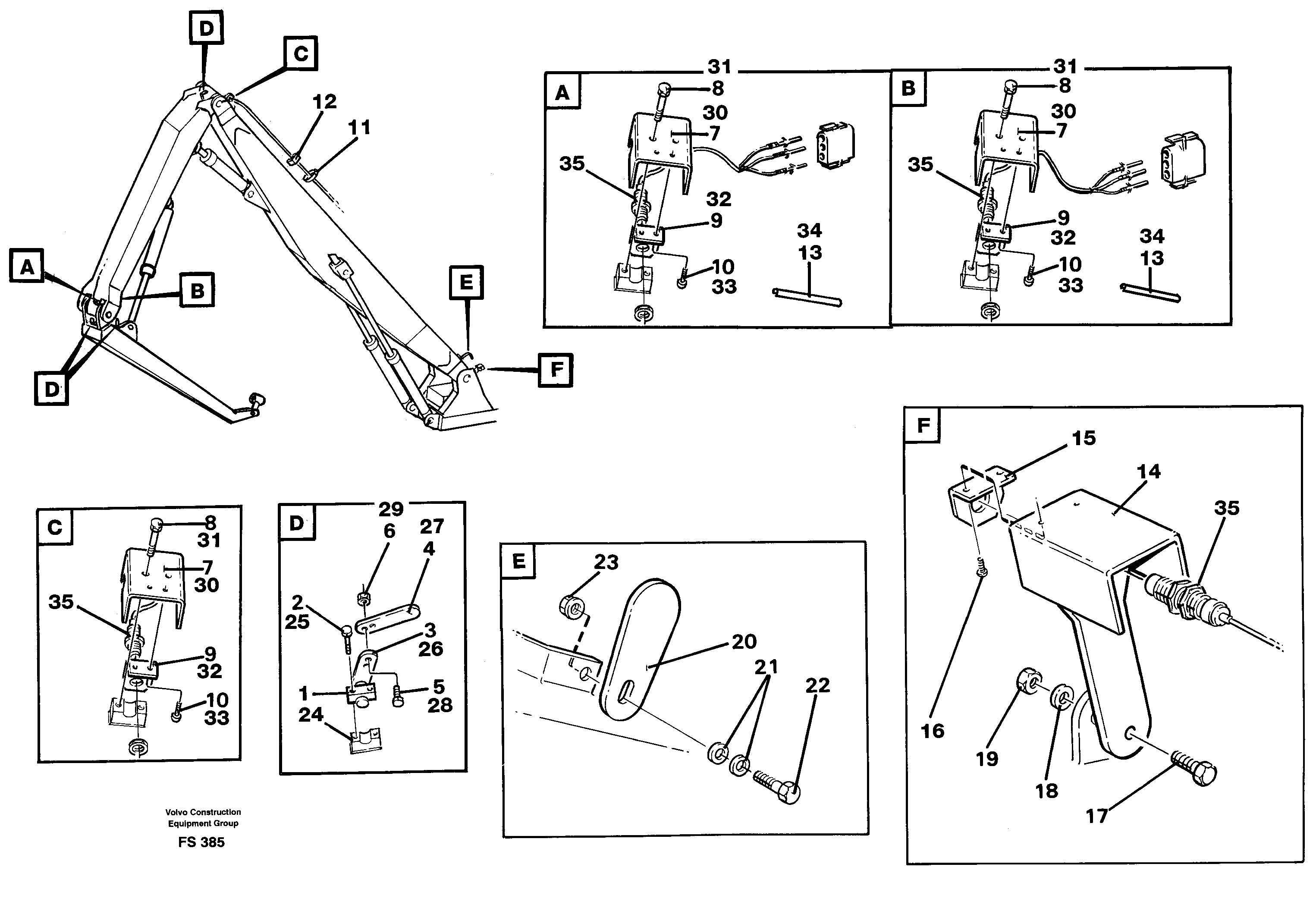 Lock Arm VOE14014398 VOLVO