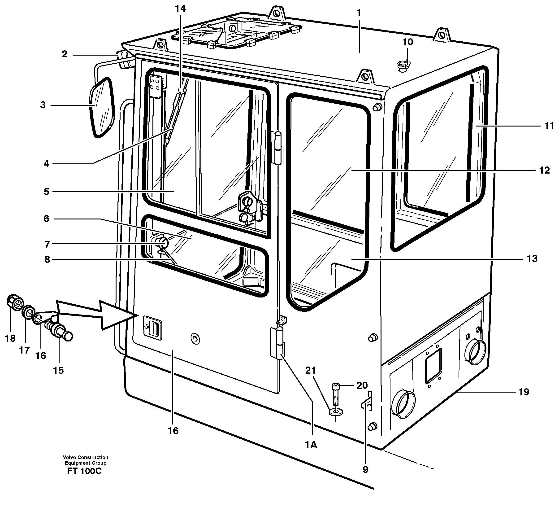 Driver's Cab VOE14267000 VOLVO