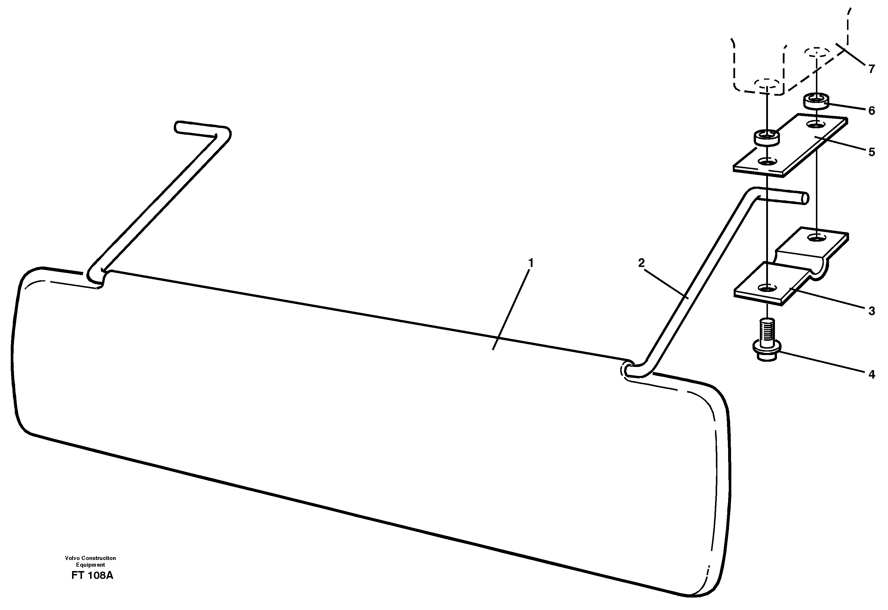 Support,front VOE14340614 VOLVO