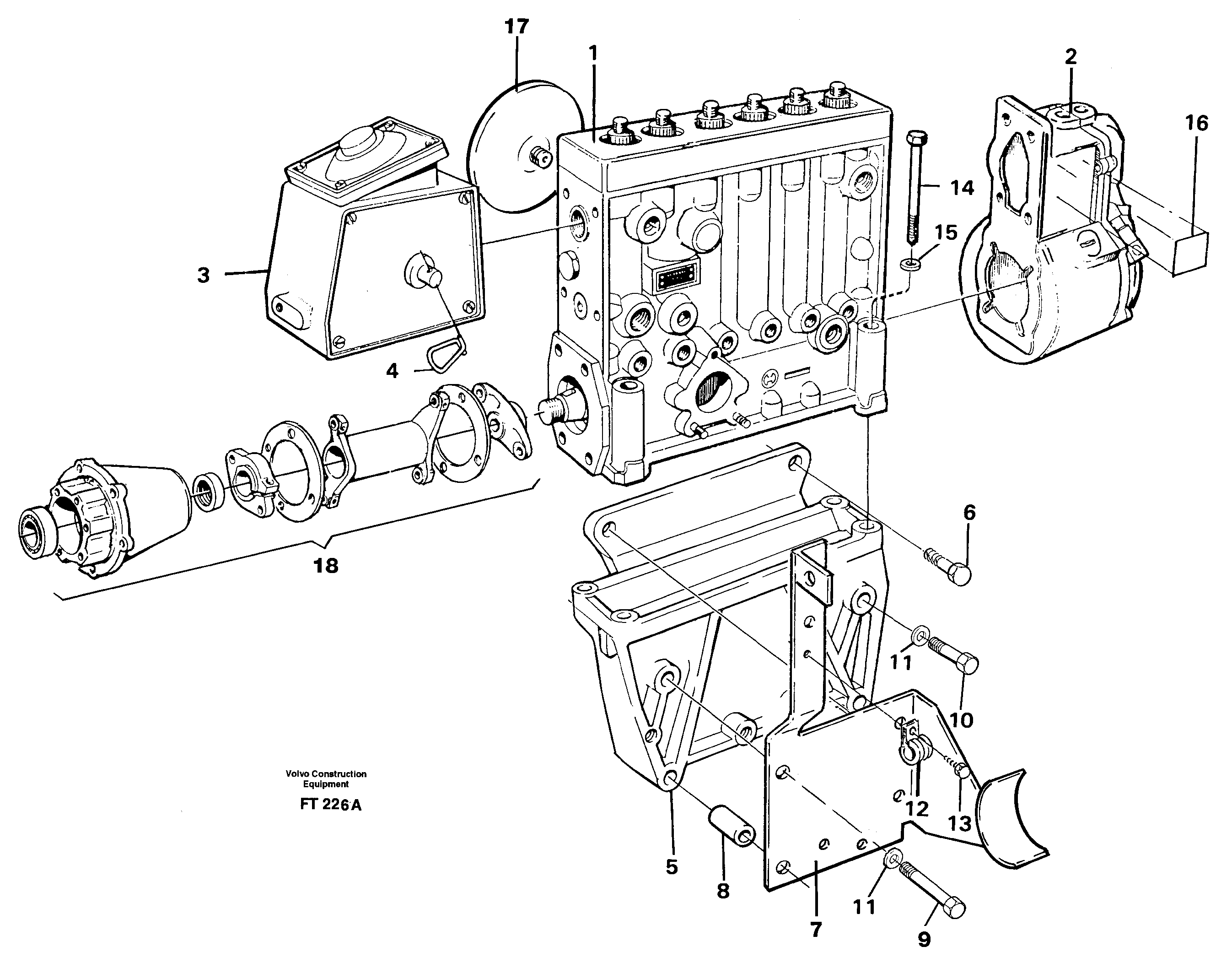 Heating Pipe VOE11031362 VOLVO