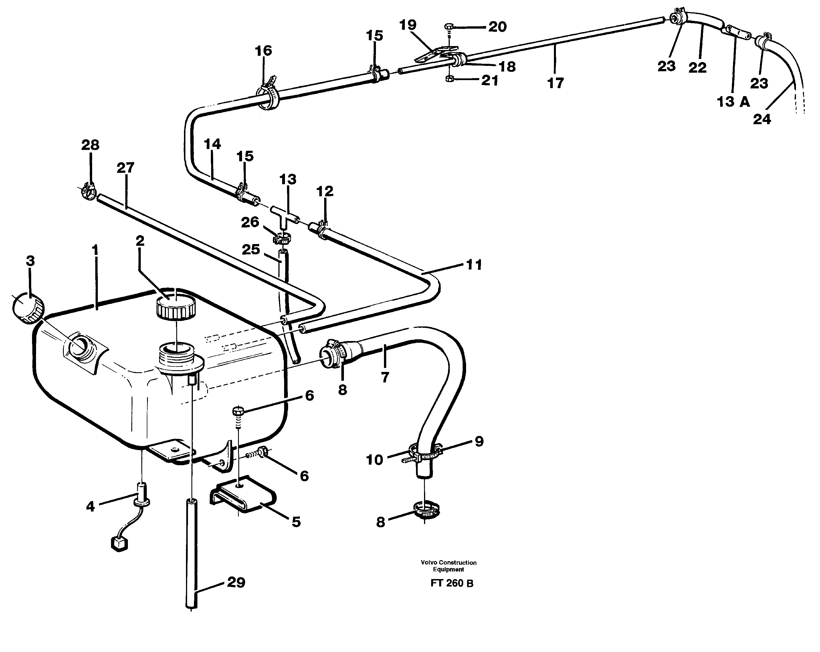 Feed Line VOE14340827 VOLVO