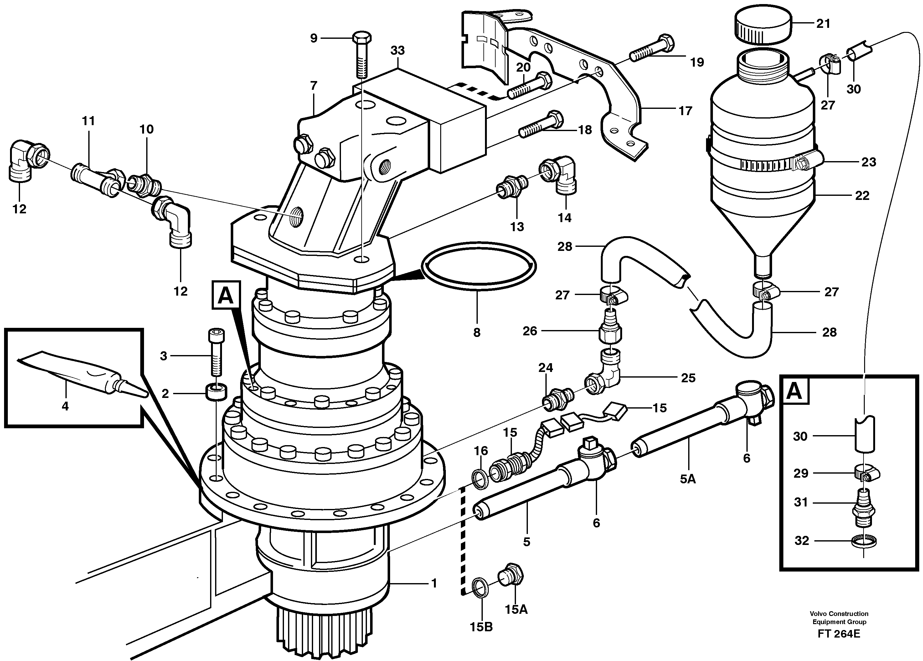 Mounting rail VOE971009 VOLVO