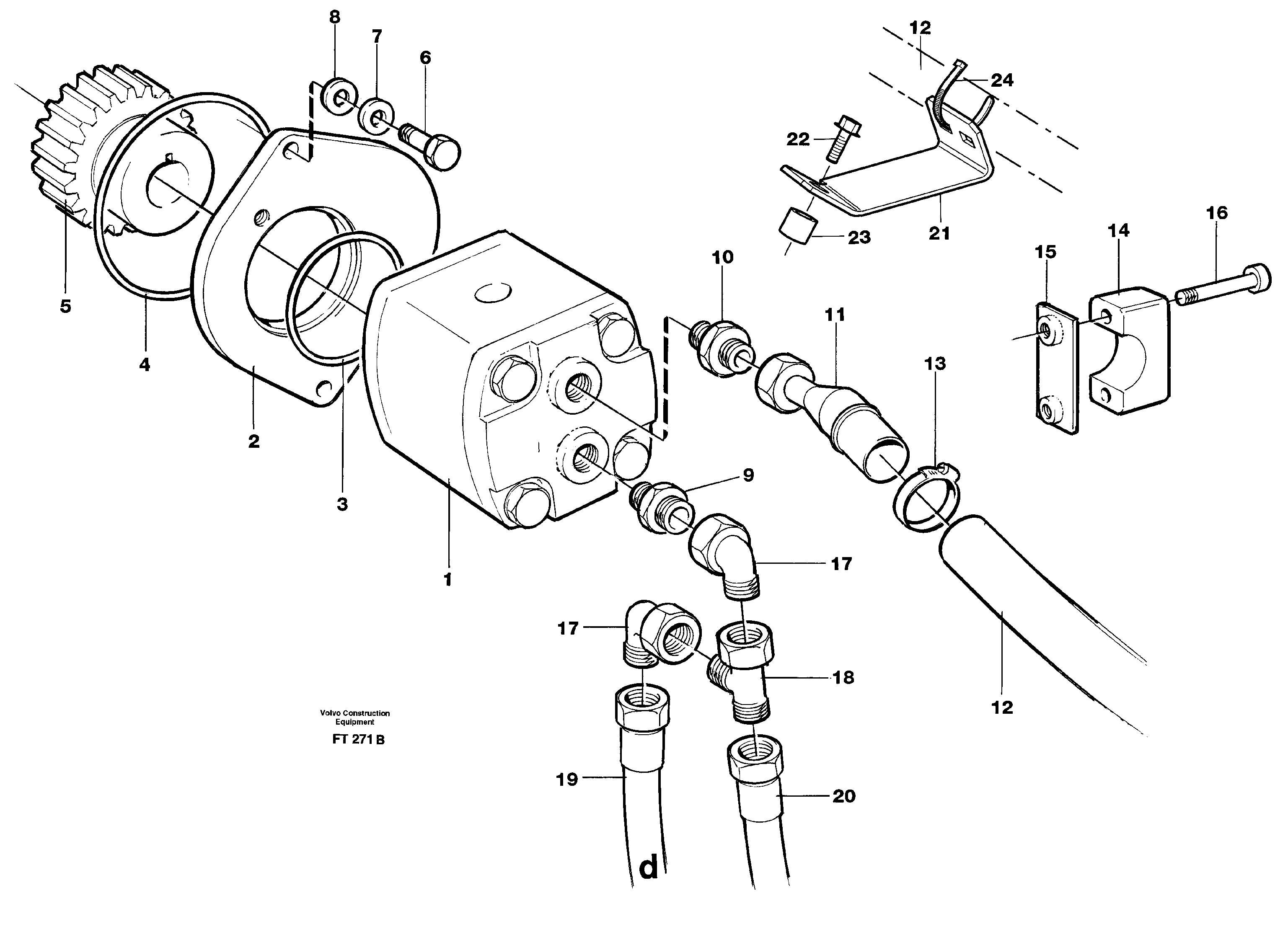 Digging Arm VOE14054598 VOLVO